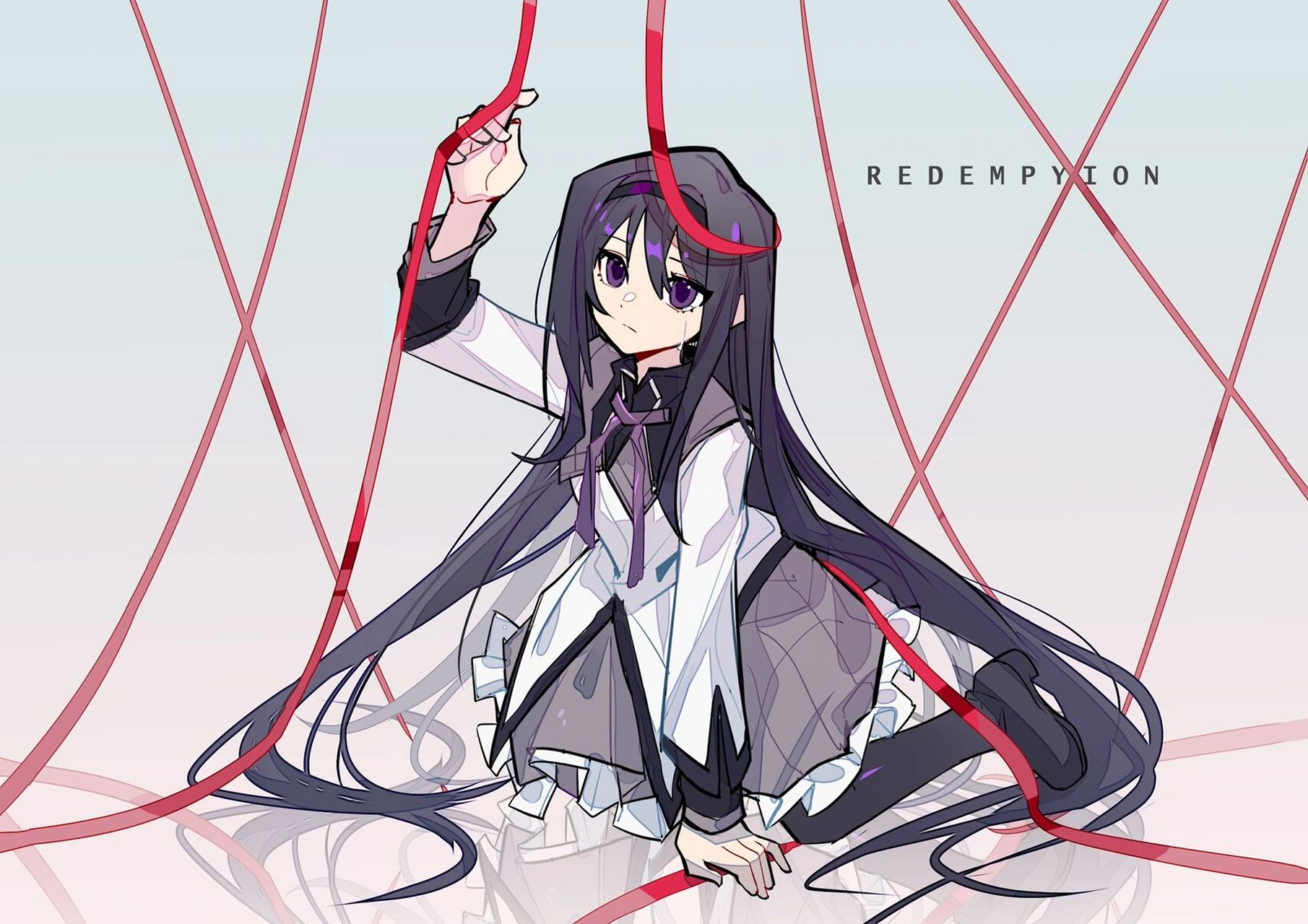 速写|魔法少女小圆|晓美焰 参考照片来自速写班长