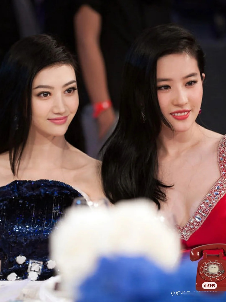 早期的景甜和刘亦菲同框图96,两位大美女