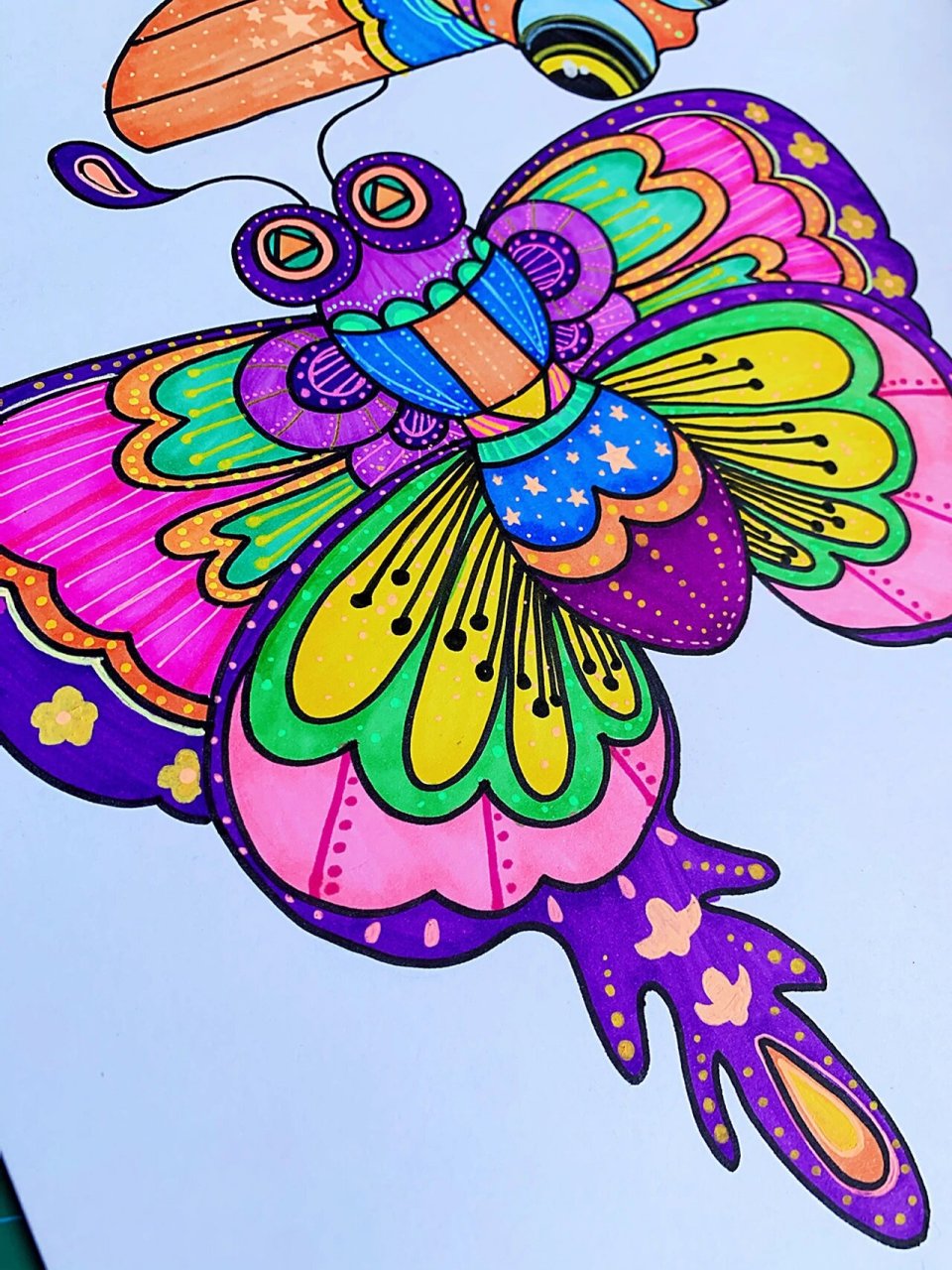 儿童绘画课程内容设计—《金鱼和蝴蝶风筝》 小盆友要的风筝来啦 快来