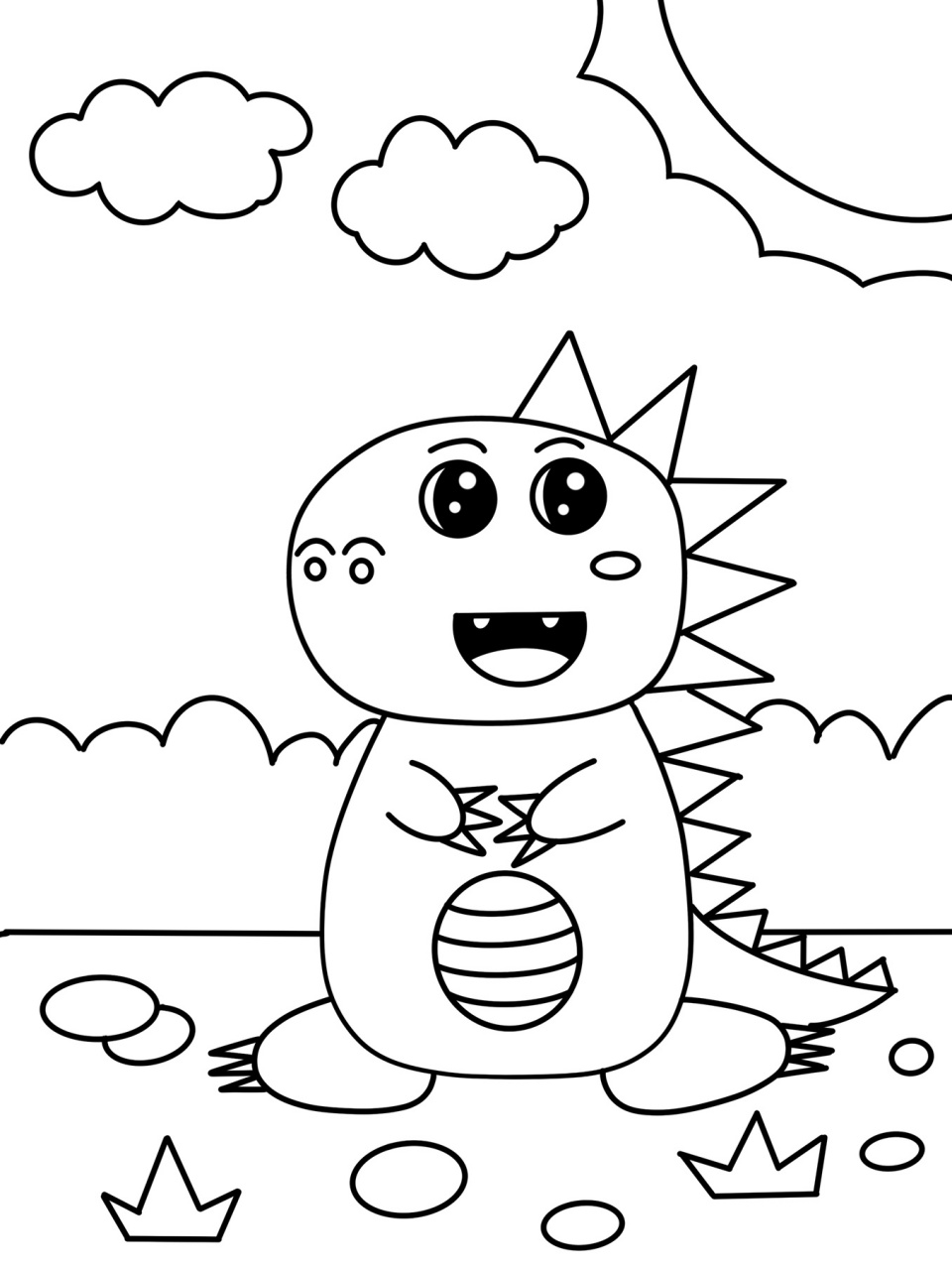 恐龙04儿童画 创意画 简笔画 #儿童简笔画# #创意儿童画# #创意美术