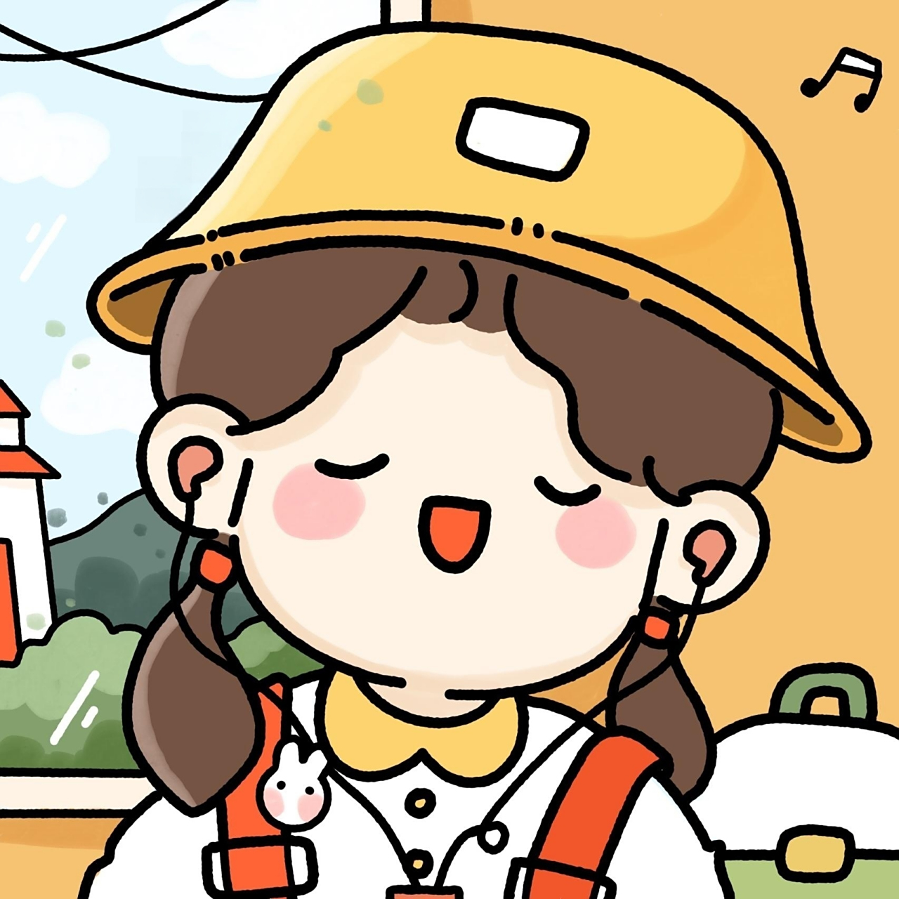 小荔枝原创可爱女生头像|幼稚园女孩春游篇Ⅰ 最近一段时间因为各种