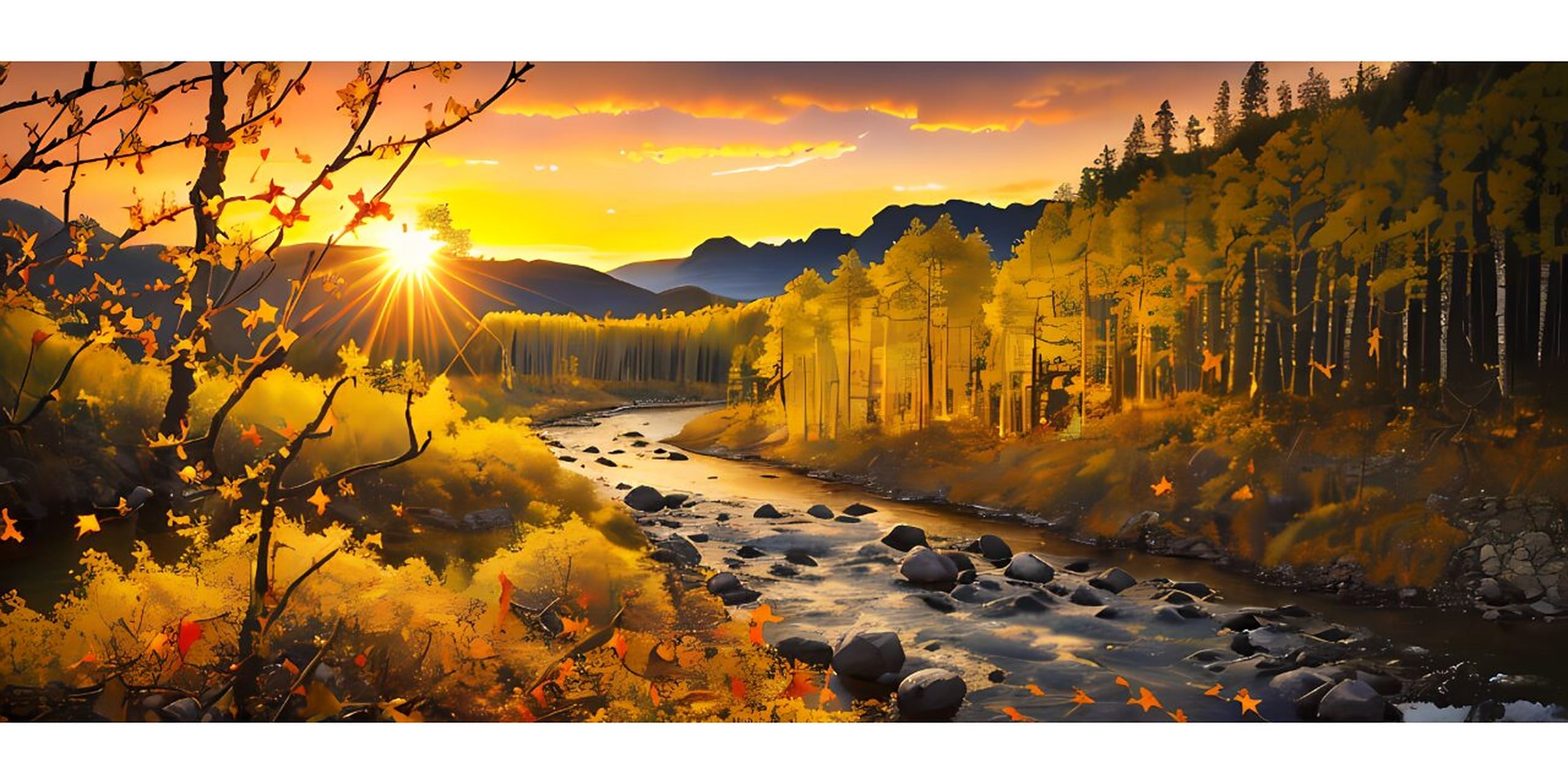 每日壁纸 超高清4k电脑带鱼屏风景壁纸分享 蓝天白云,绿树红花,秀美