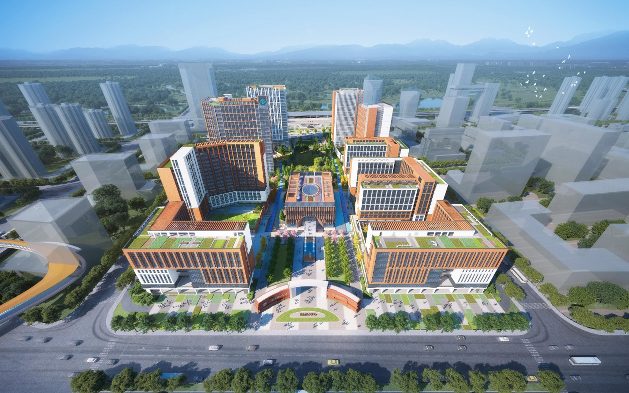 广州大学黄埔研究院建设项目c区正式动工,广东外语外贸大学黄埔