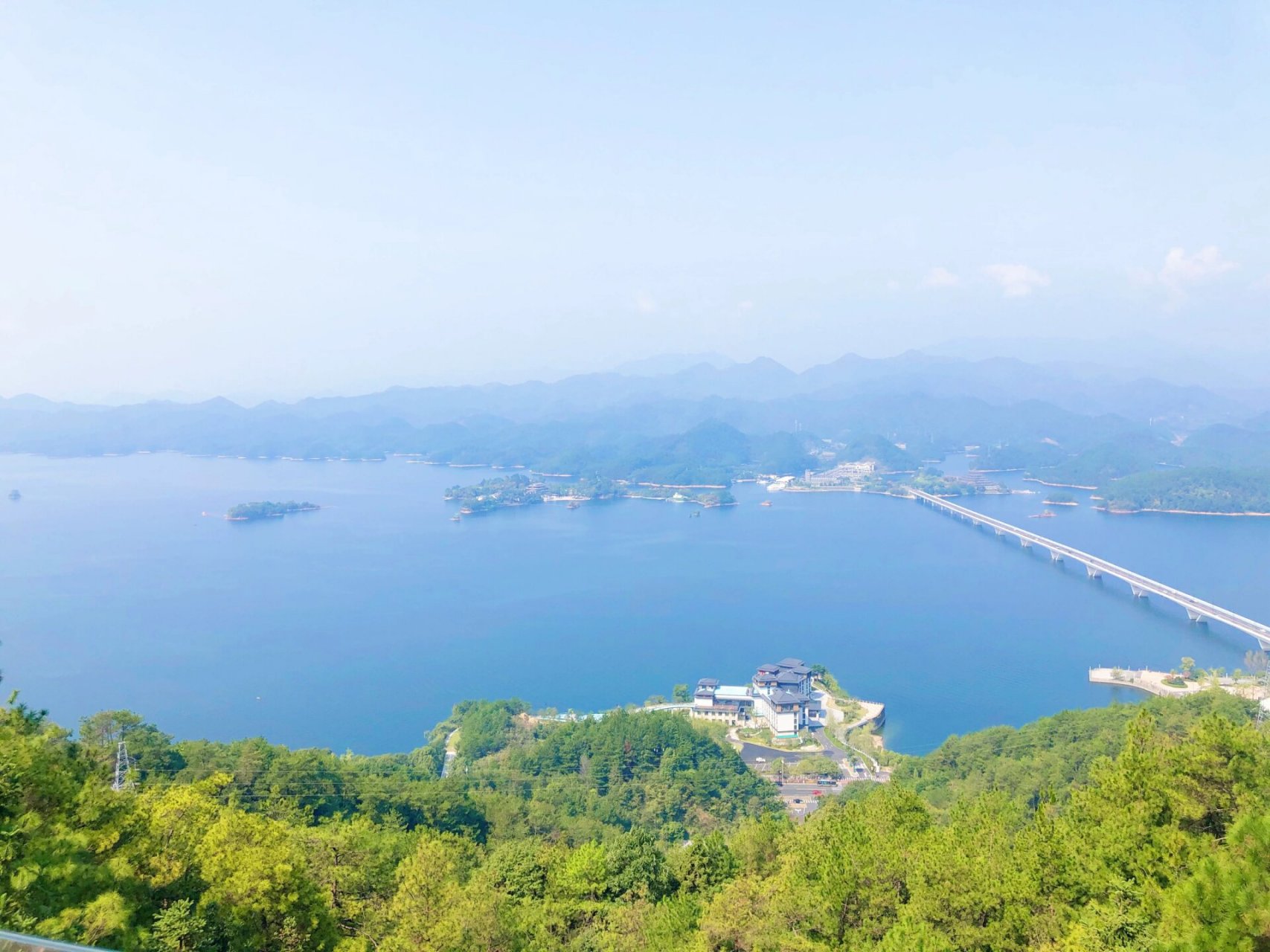 千岛湖风景区 天屿山 有天屿你—— 爬山不用脚,电梯上云霄!