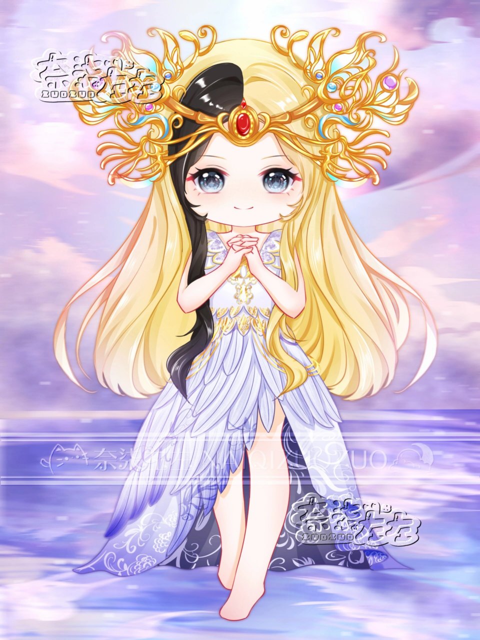 叶罗丽精灵梦|q版新素白白光莹 93头像 92商用二改92搬运92交