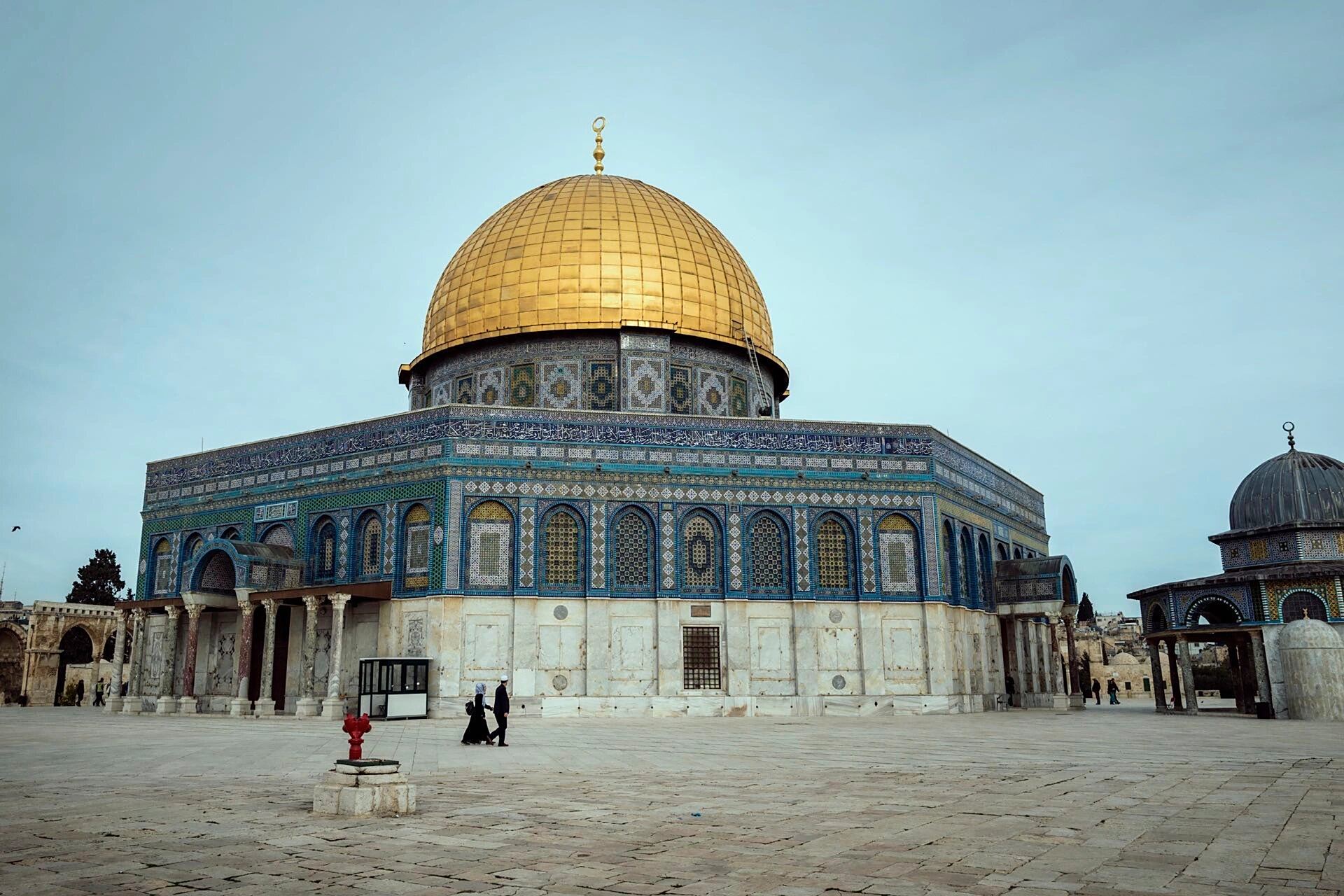 以色列 耶路撒冷 圆顶清真寺(清真寺15)      圆顶清真寺(又称金顶