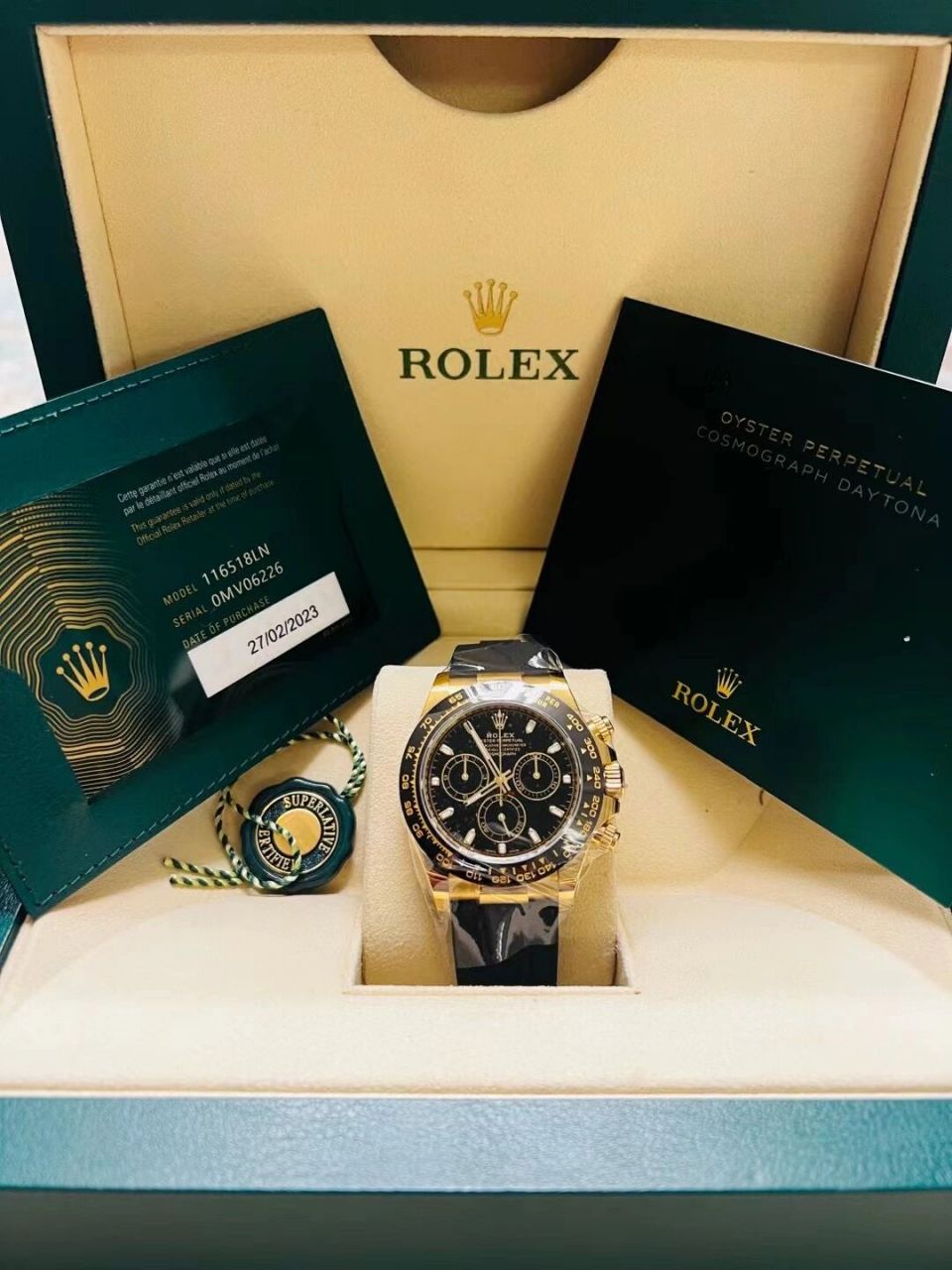 劳力士116518黑武士,金胶迪.