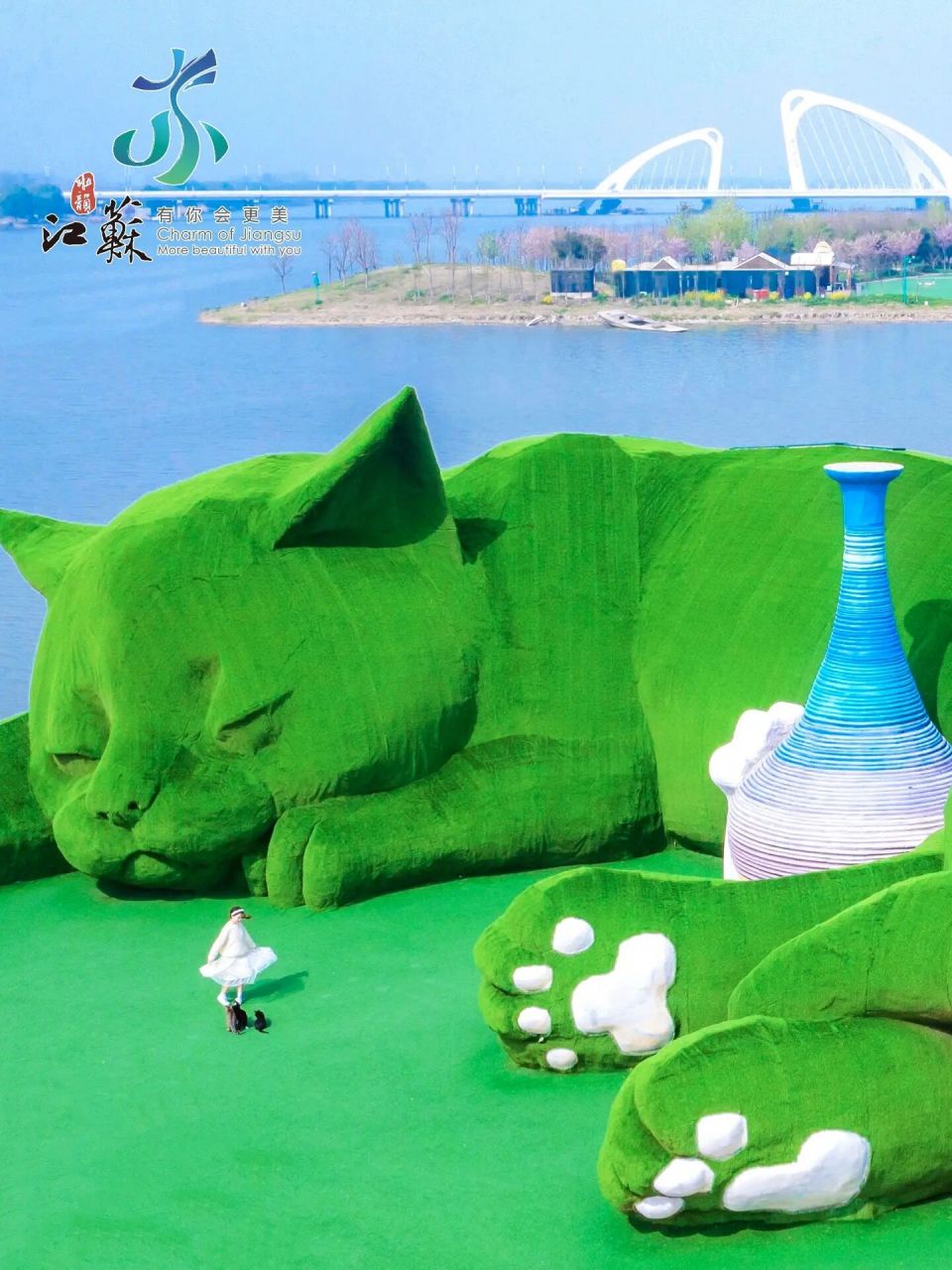 淮安巨猫岛7515一个你不知道的治愈系小岛 hi~我是小覃 一个背包