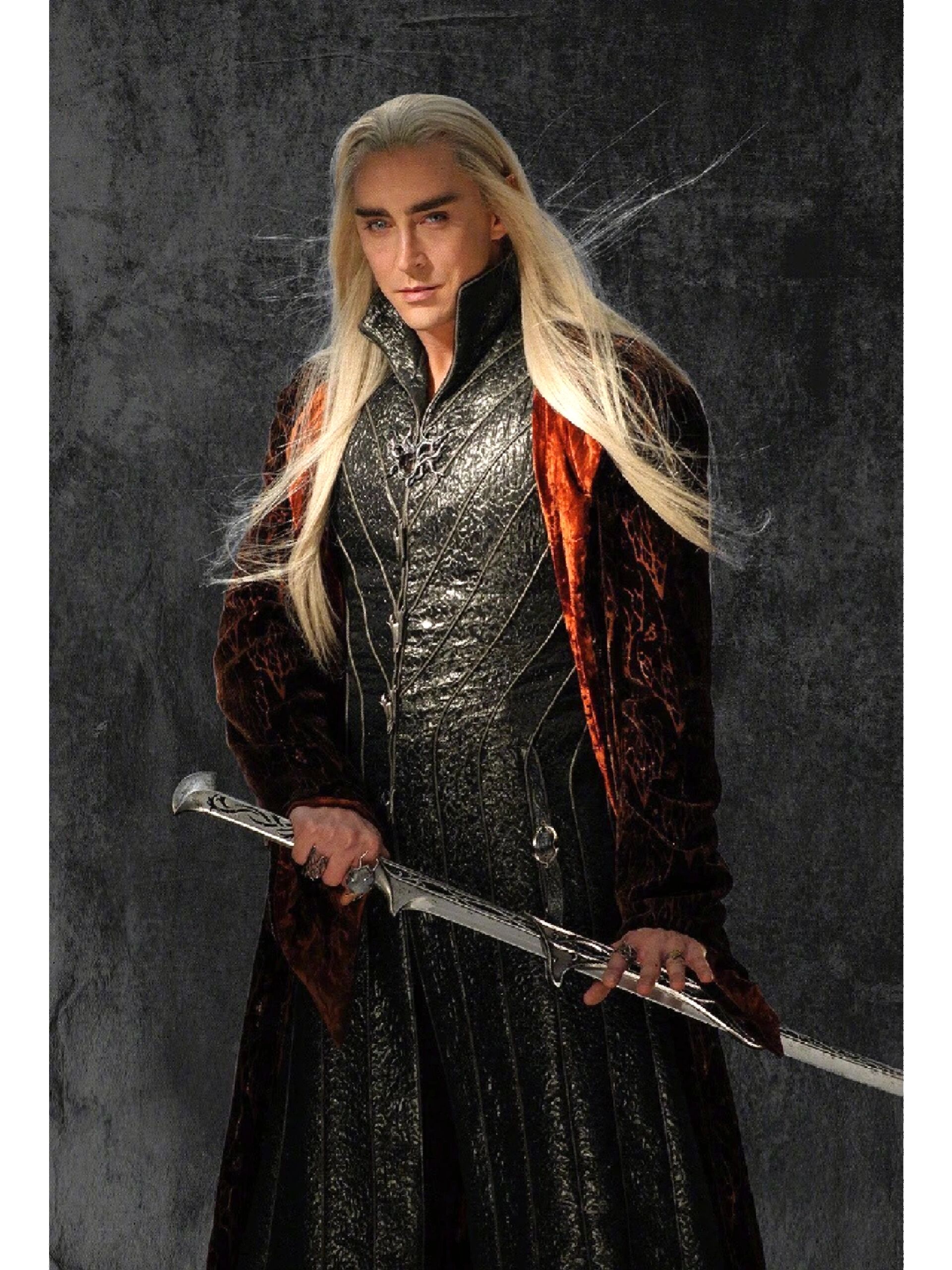 精灵王～瑟兰迪尔的剧照写真,太帅气了🤟