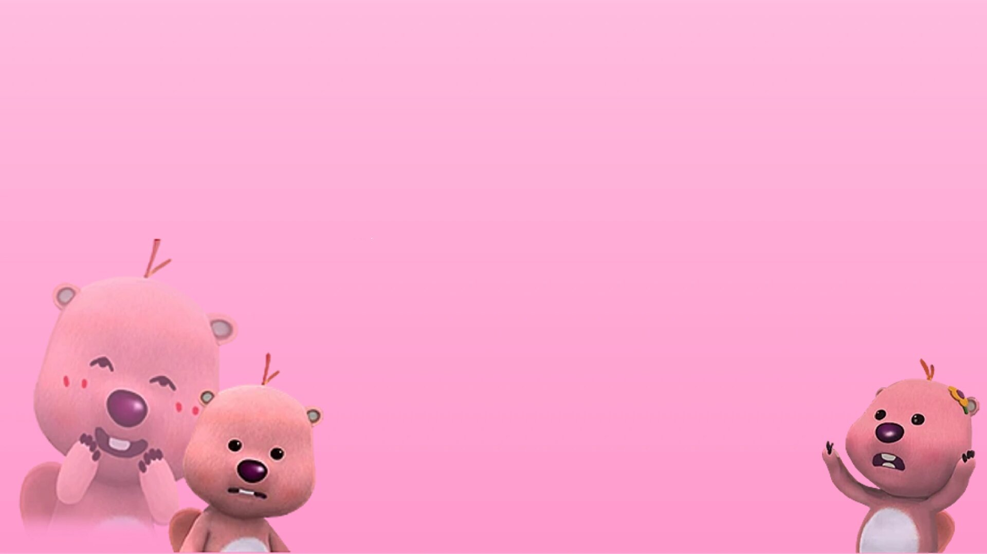 loopy海狸ppt背景图免费分享 领取无水印版:91 和90