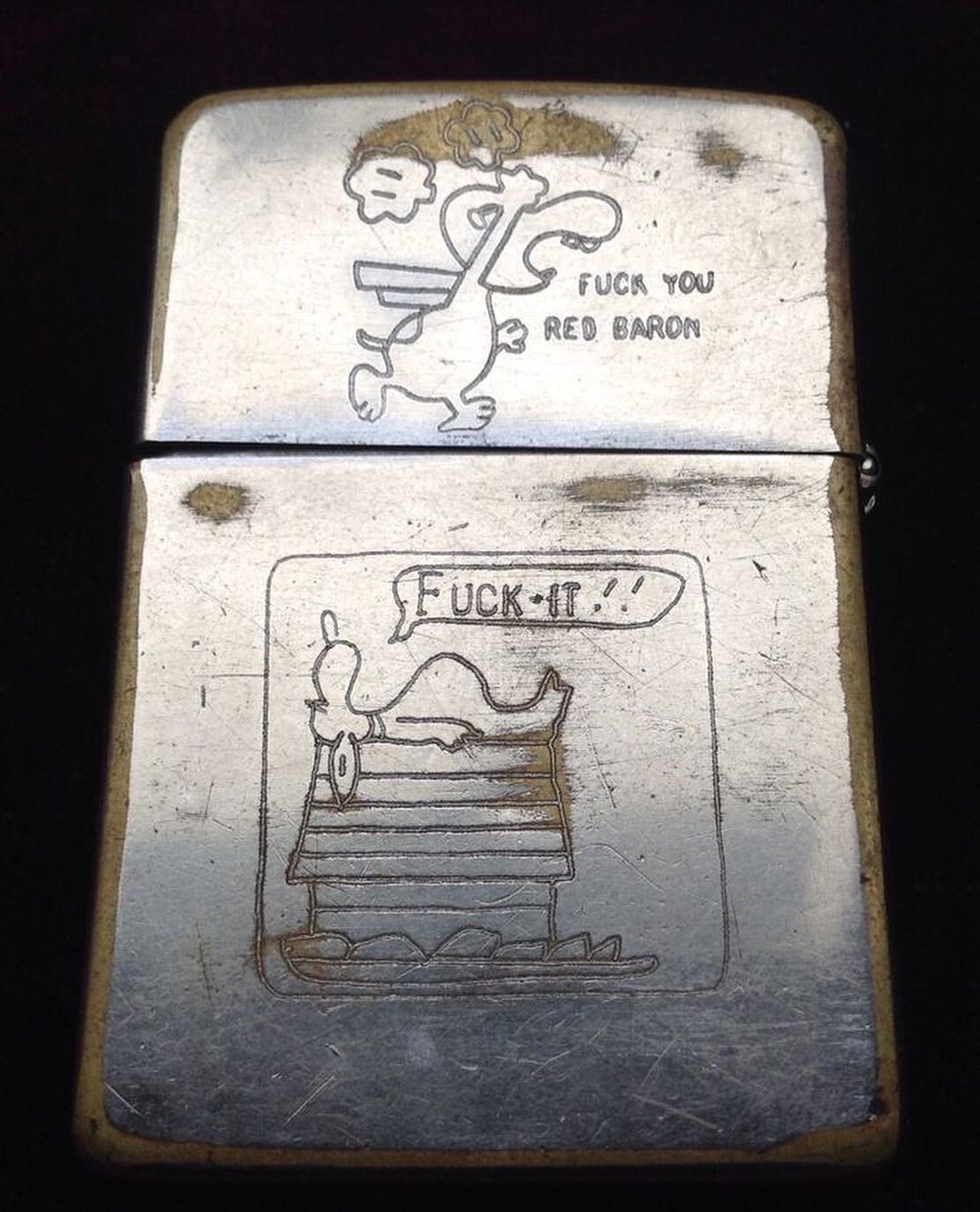 越战 zippos(20 世纪 60 年代至 70 年代) 雕刻打火机是士兵们越战