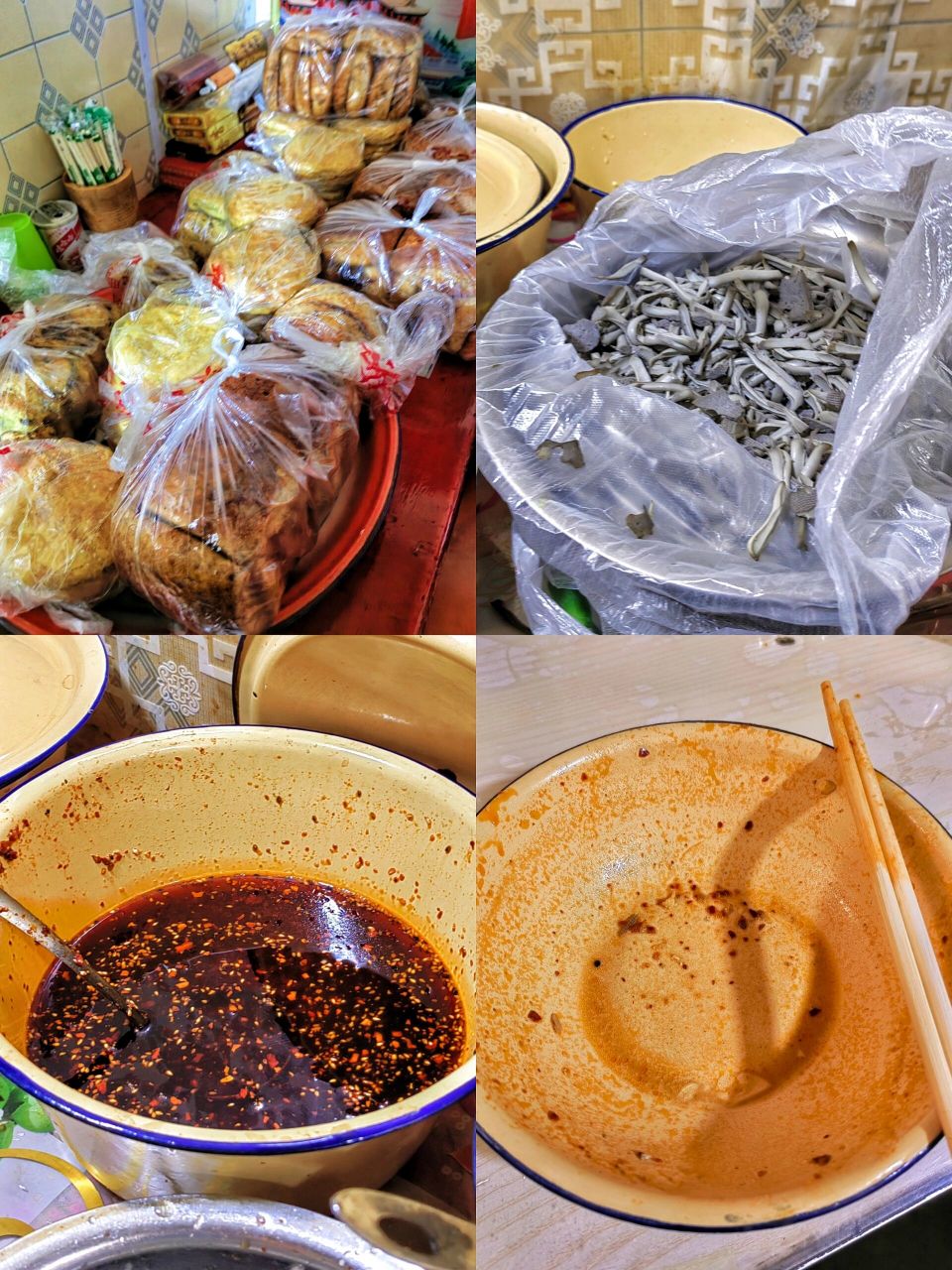 来应县当然要喝凉粉啦 选择了西关老人凉粉 一碗凉粉都有50年的历史