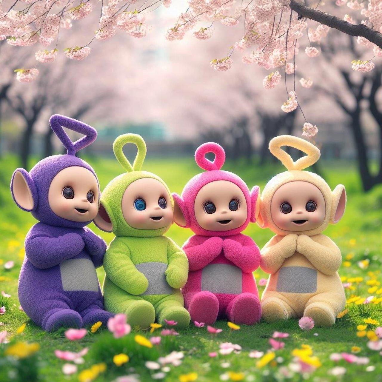 天线宝宝可喜欢春天了 祝你们春天愉快96