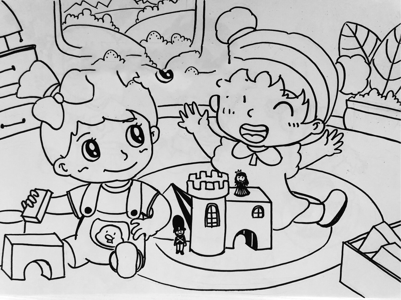 幼师考编主题画