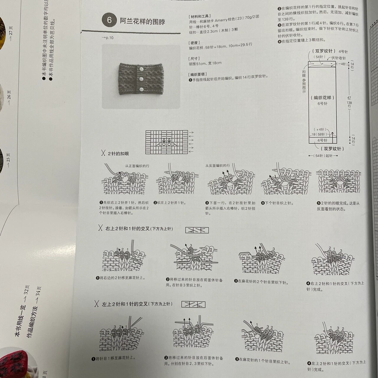 女士围脖套的编织方法图片