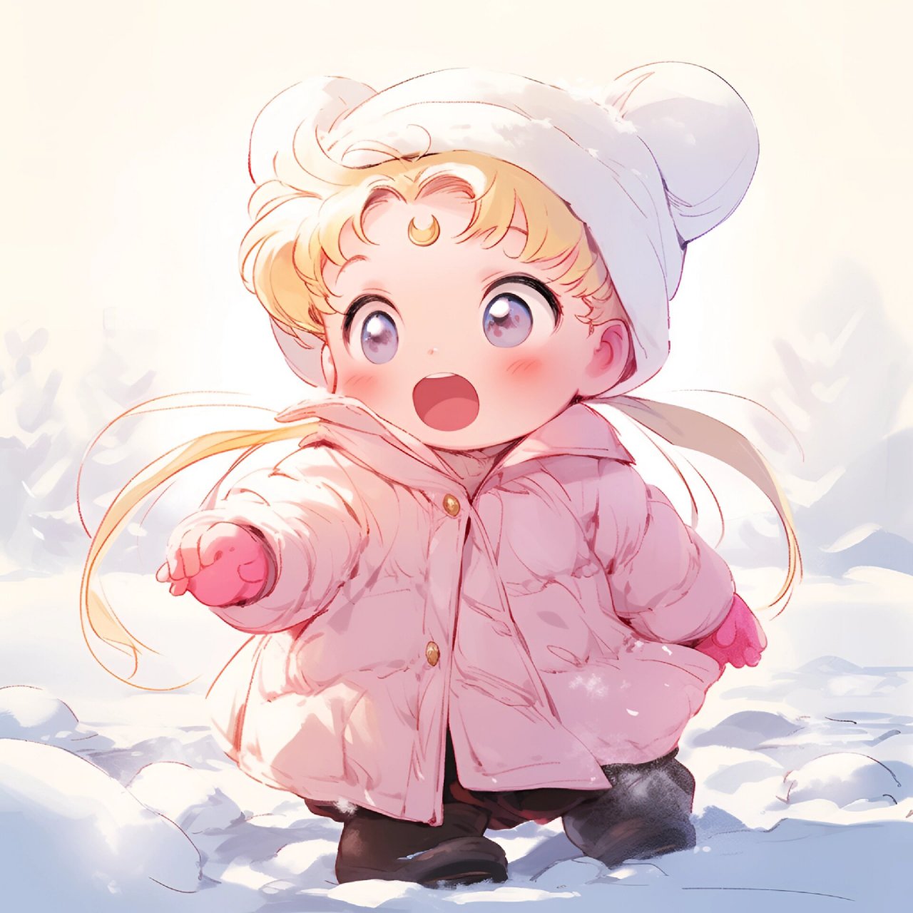 美少女|冬季 q 版 应粉丝要求,戴帽子系列q版来啦