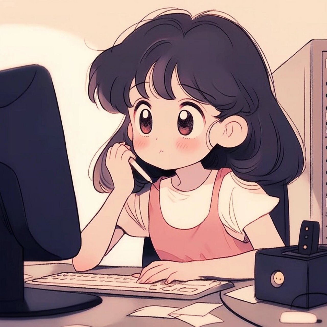 情侣头像丨一起努力工作,迎接未来!