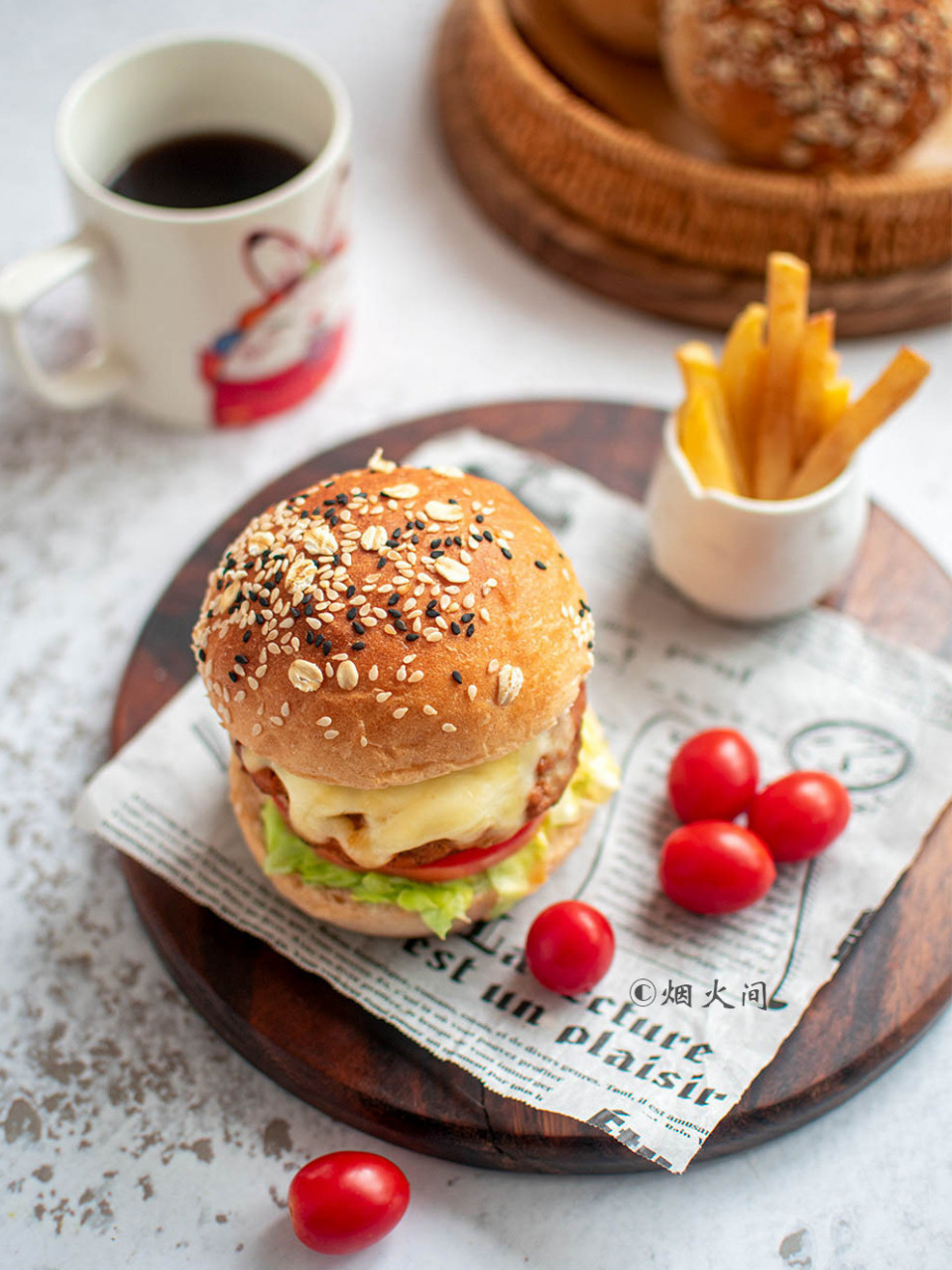 74| 51530301010103 做了圆圆的全麦餐包, 早上就来