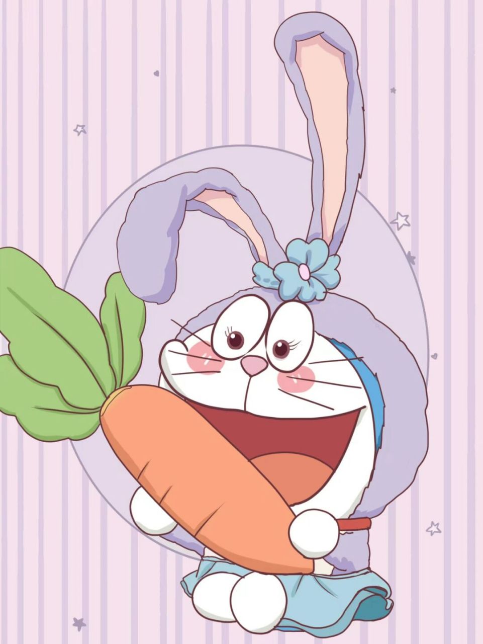 哆啦a梦壁纸,哆啦a梦星黛露 绘图:哆啦的博物馆7015谢诗yi #简笔