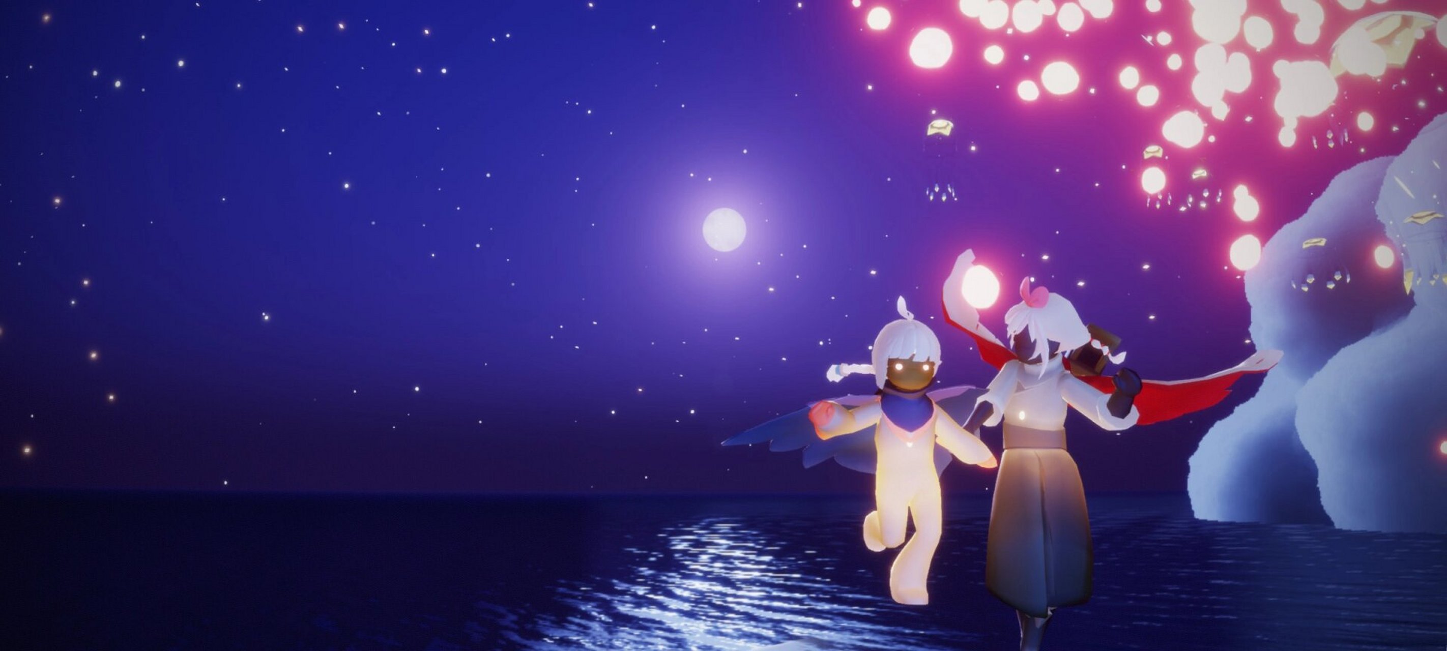 光遇里的绝美风景(都是原图) 很喜欢遇境的晚霞 ,我是从拾光季开始玩