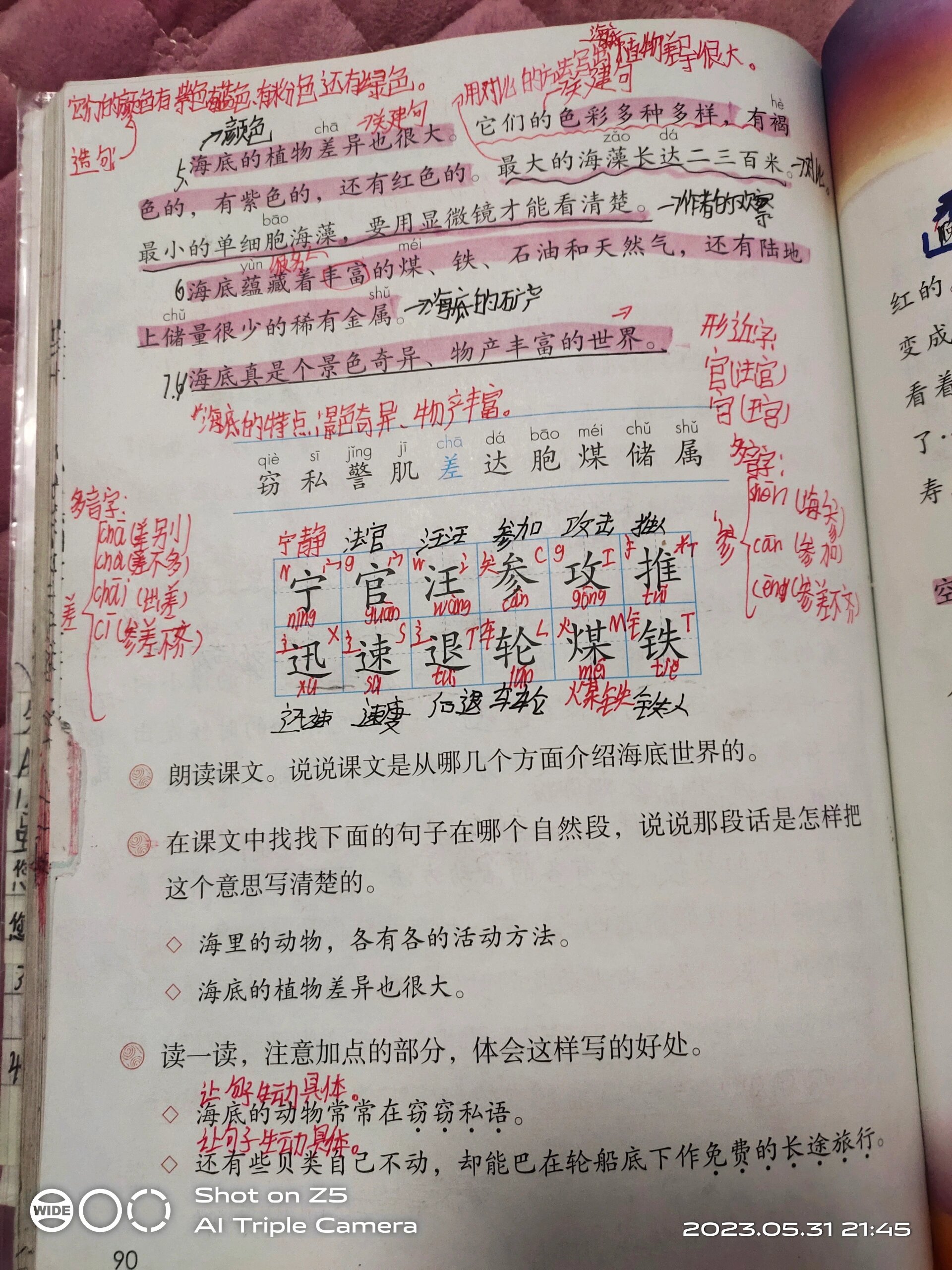 三年级下册语文第二十三课预习