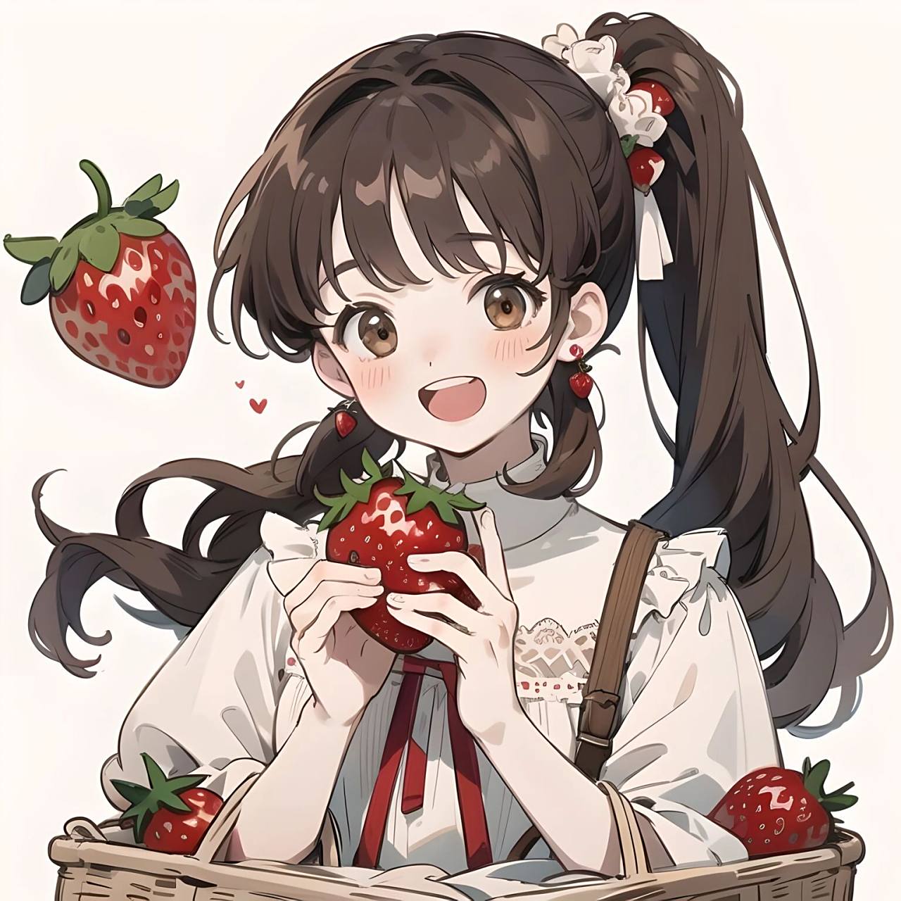 治愈系头像/草莓91女孩/可爱女生头像00