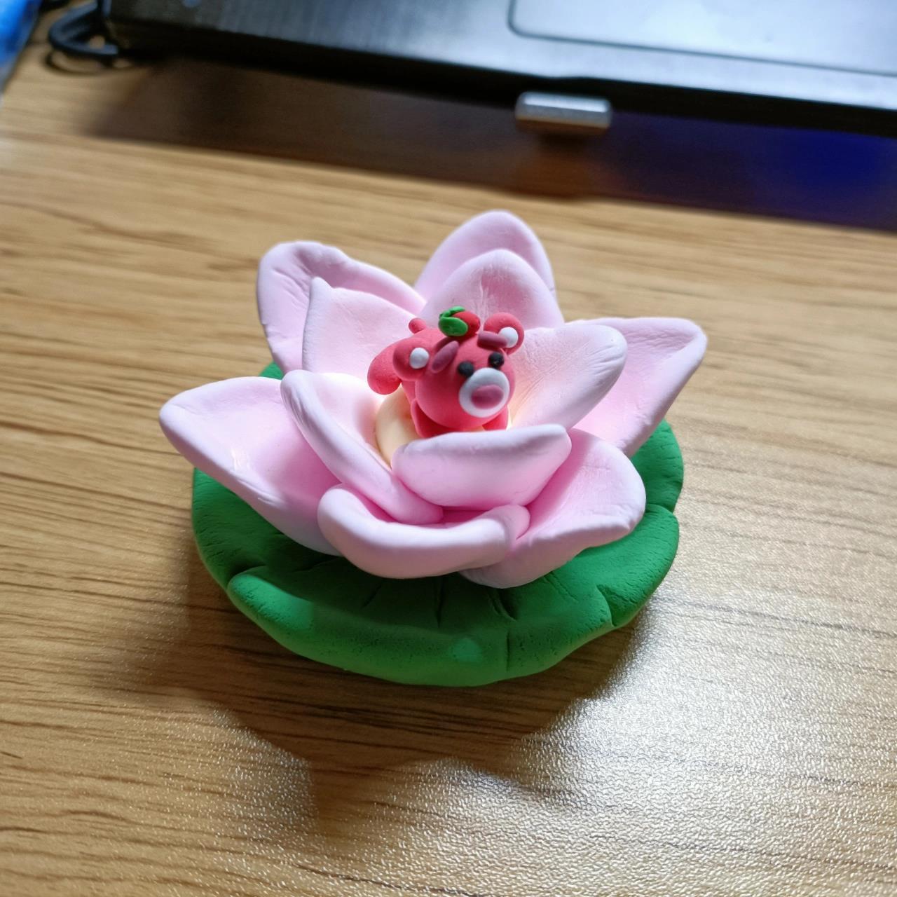 黏土教程‖夏天的荷花 看到荷花会不会想到那个夏天呢!