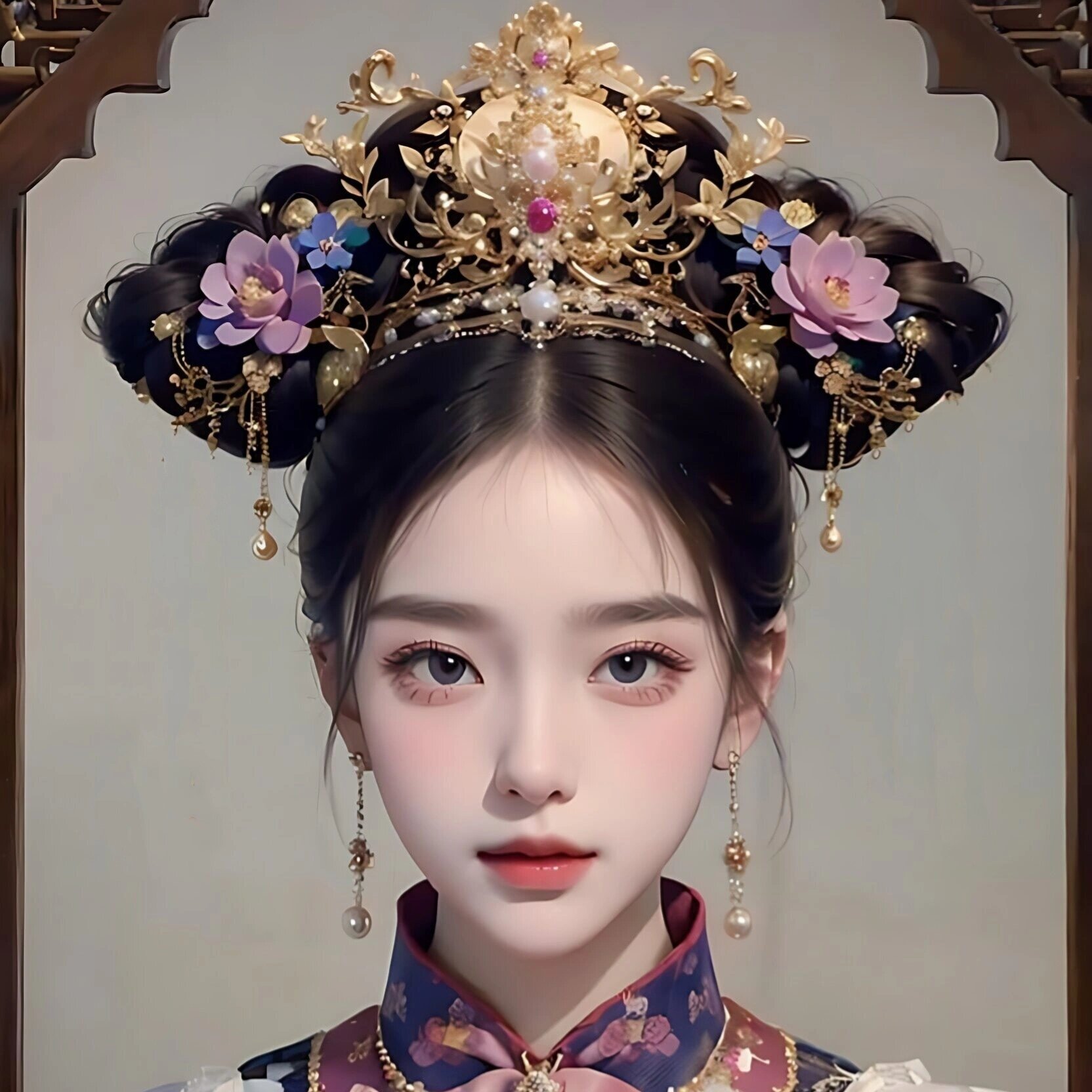 古装造型 清朝服饰 格格嫔妃 美人图鉴