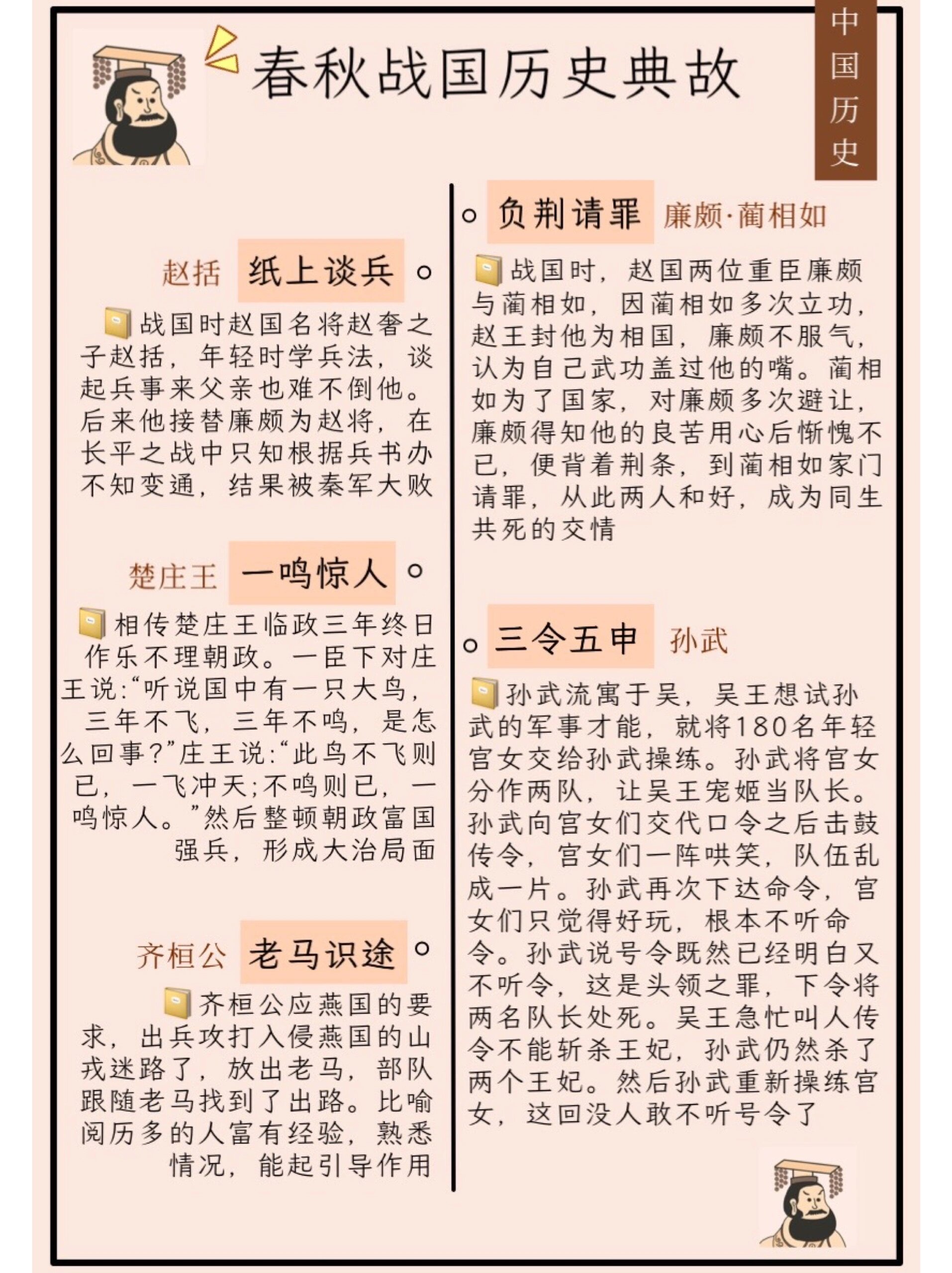 涨知识|春秋战国30个历史典故知多少