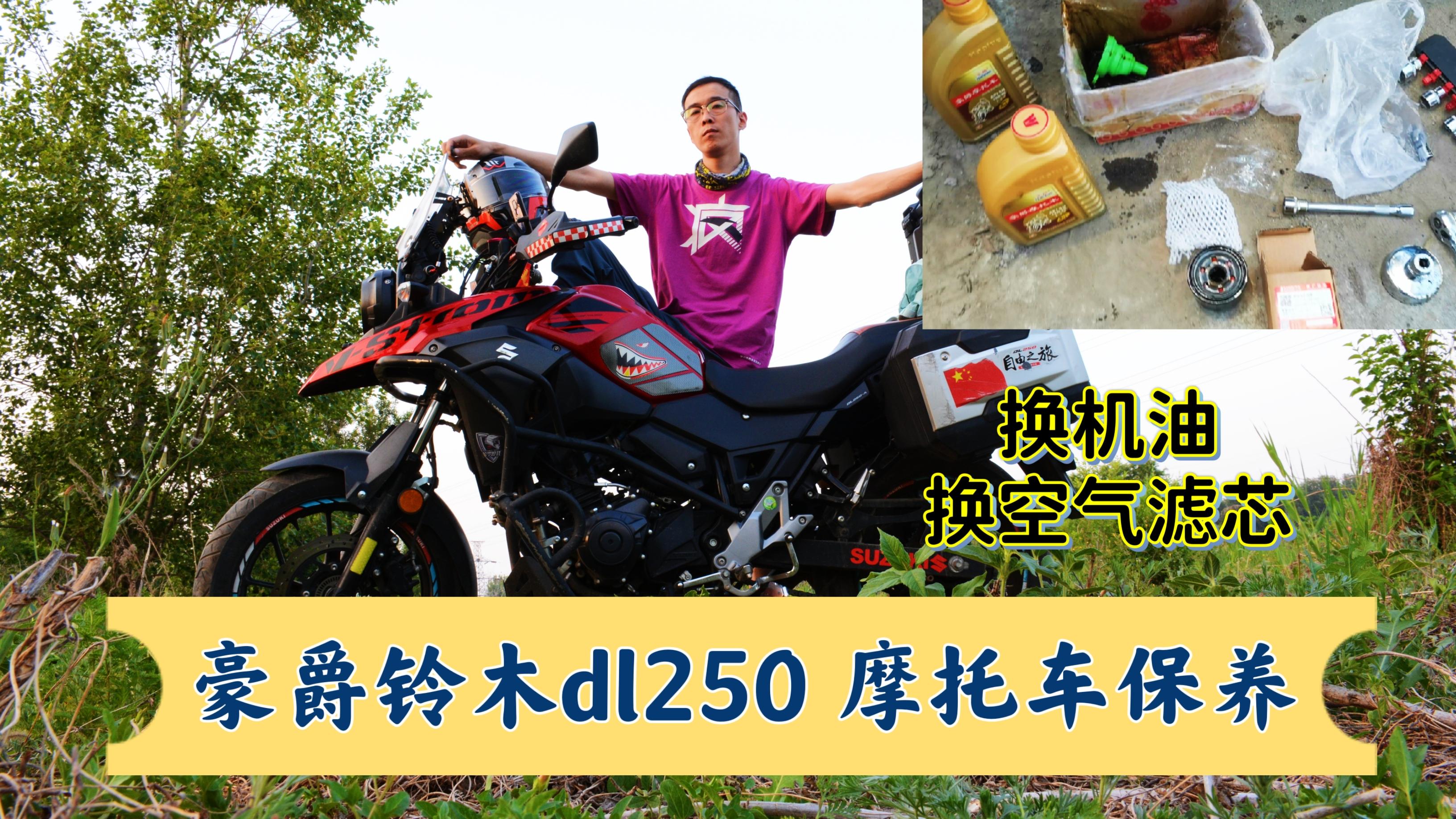 豪爵铃木dl250保养手册图片