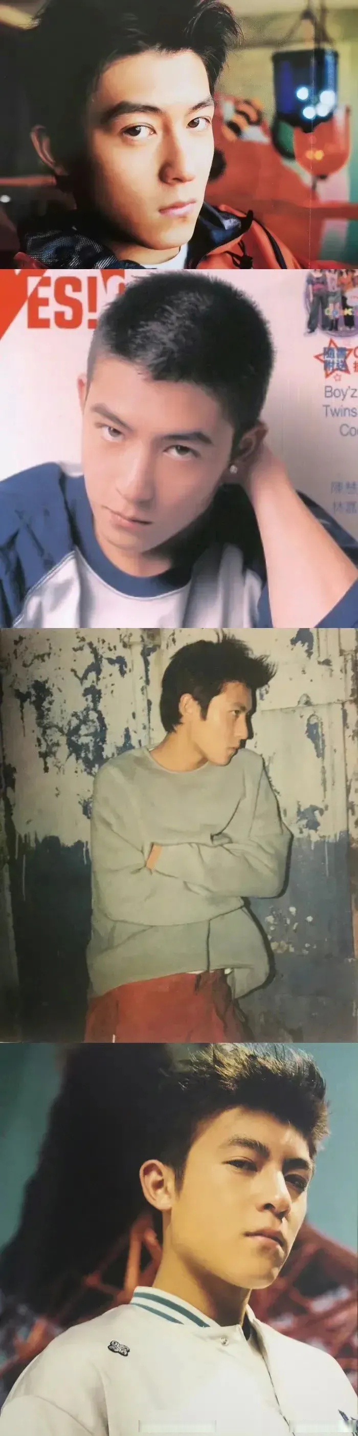 陈冠希刚出道时,那时的穿搭比现在很多做潮牌的明星都好看