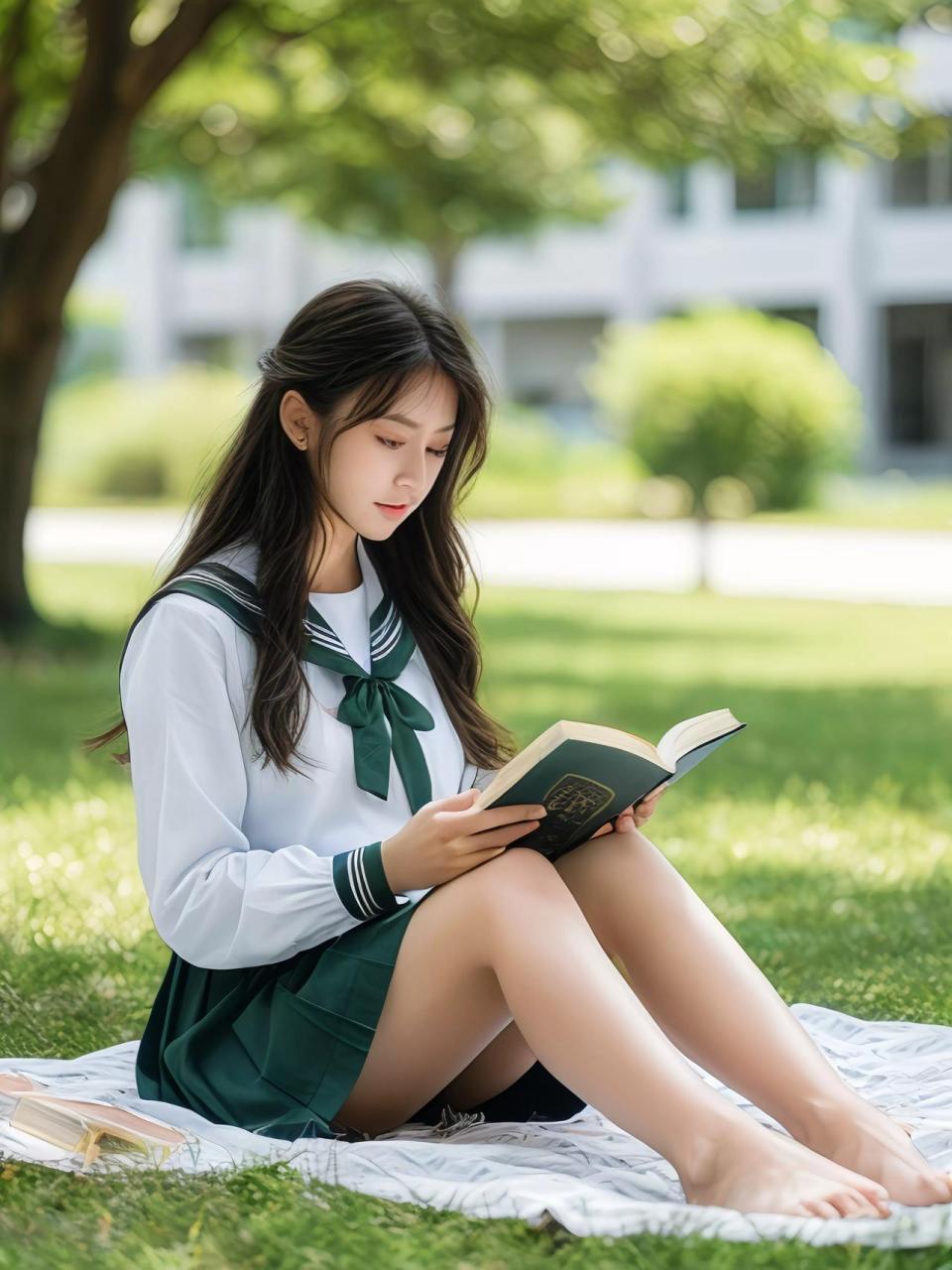 美少女同学,在午后阳光下绽放青春.还记得你的青葱岁月吗?