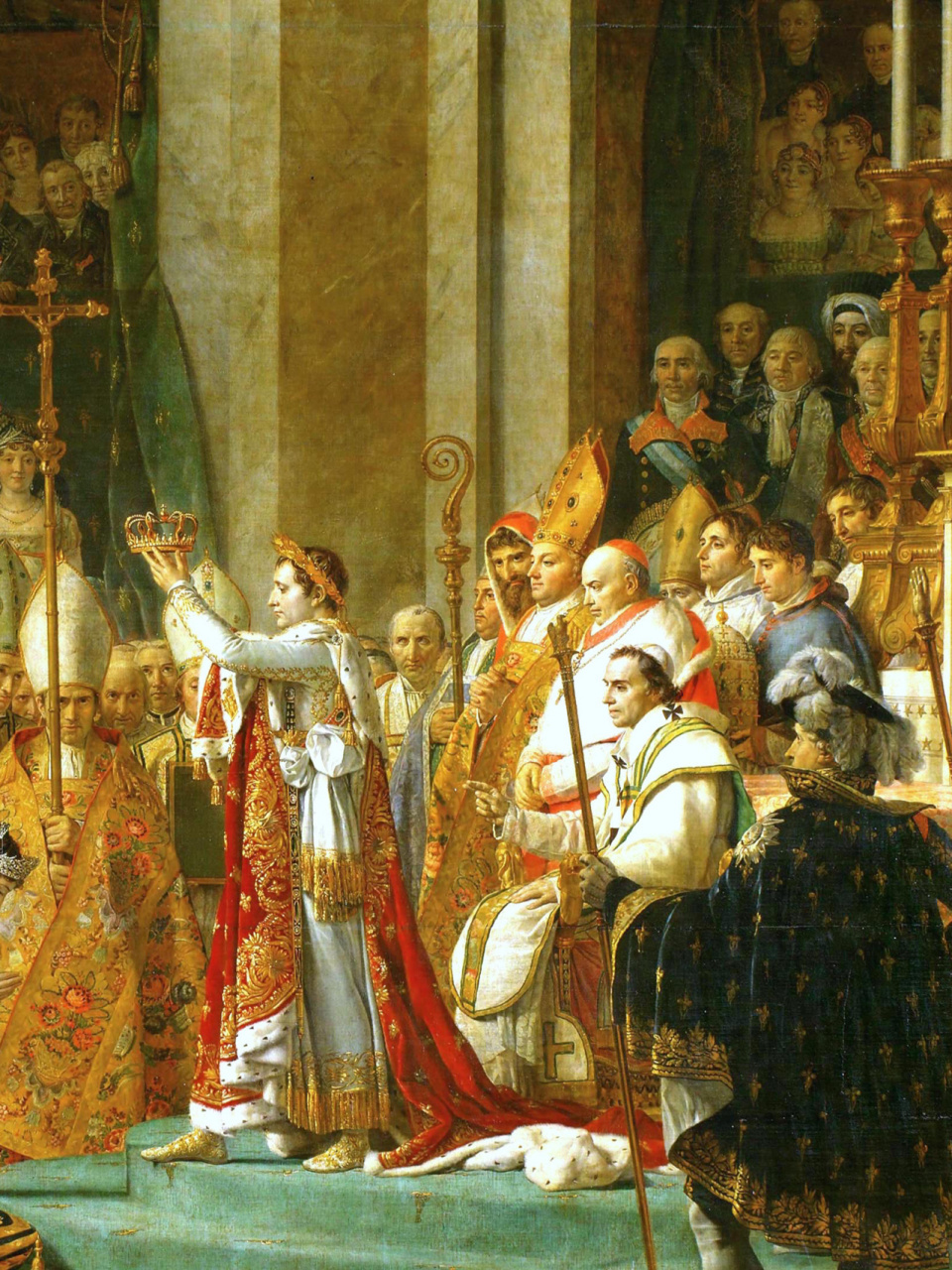 拿破仑加冕 the coronation of napoleon 作品名称:the consecration