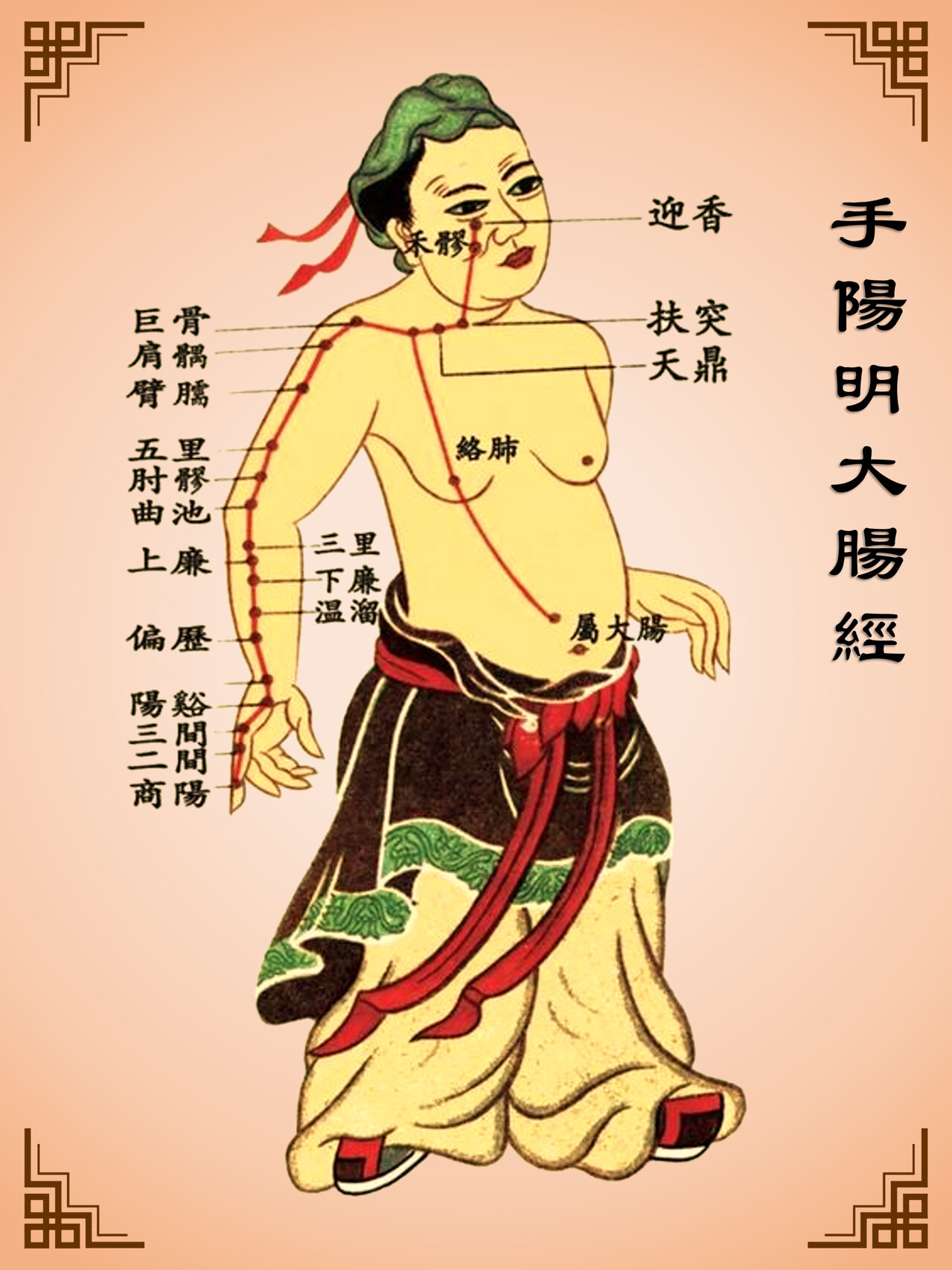 十二经络之手部经络