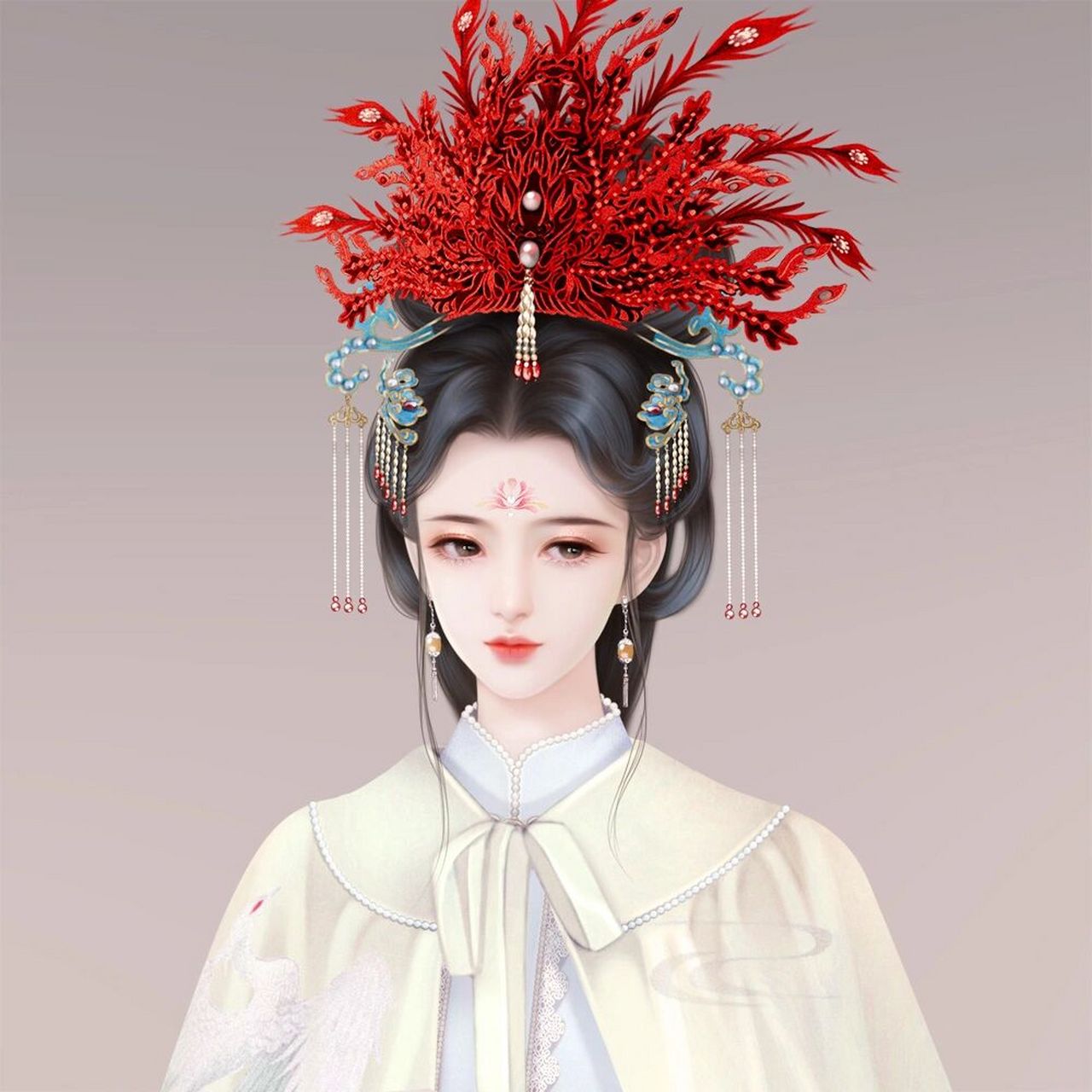 头像分享# #壁纸# #寻找小红书绘画大神# #千梨互动# #女儿国国王