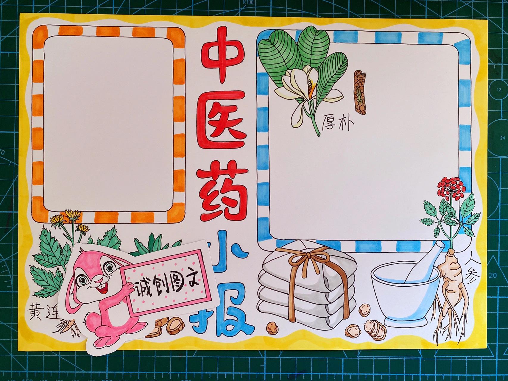 中医药手抄报 9315临摹9315购线稿图 9215抄袭9215二