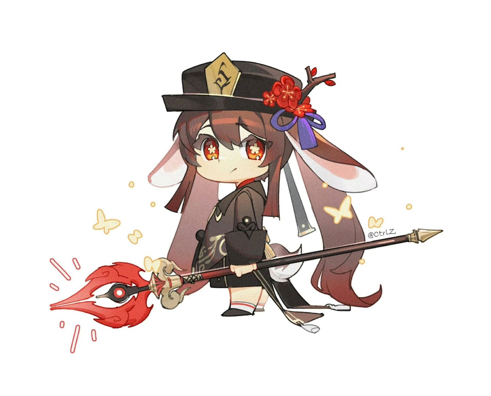 「钟离&胡桃」 当他们都长出兔子耳朵后929292 作者:rosemary