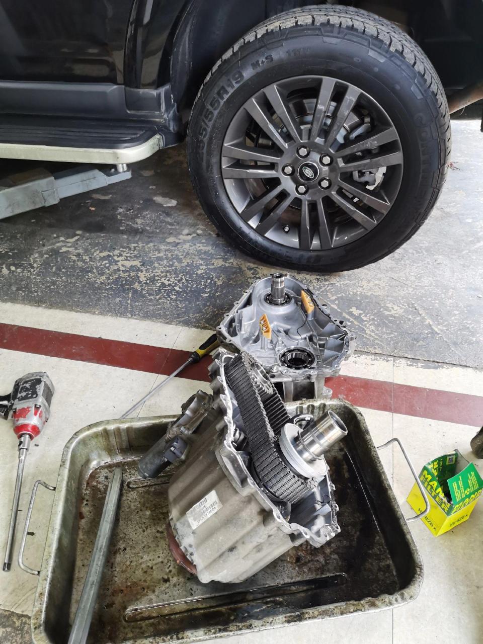 路虎发现4,分动箱异响!