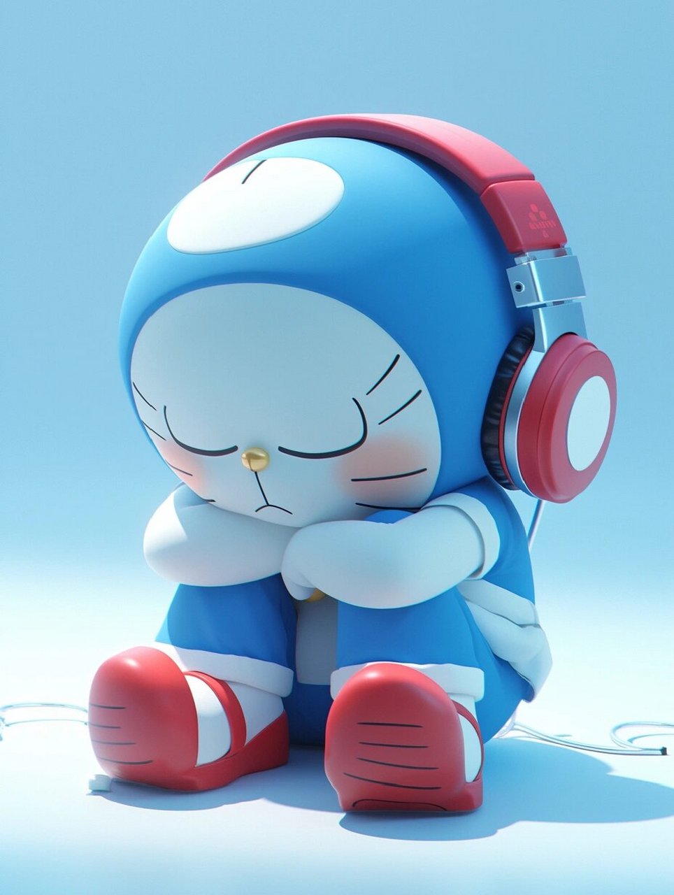 机器猫小叮当越来越情绪化,一会儿高兴地飞来飞去,一会儿又突