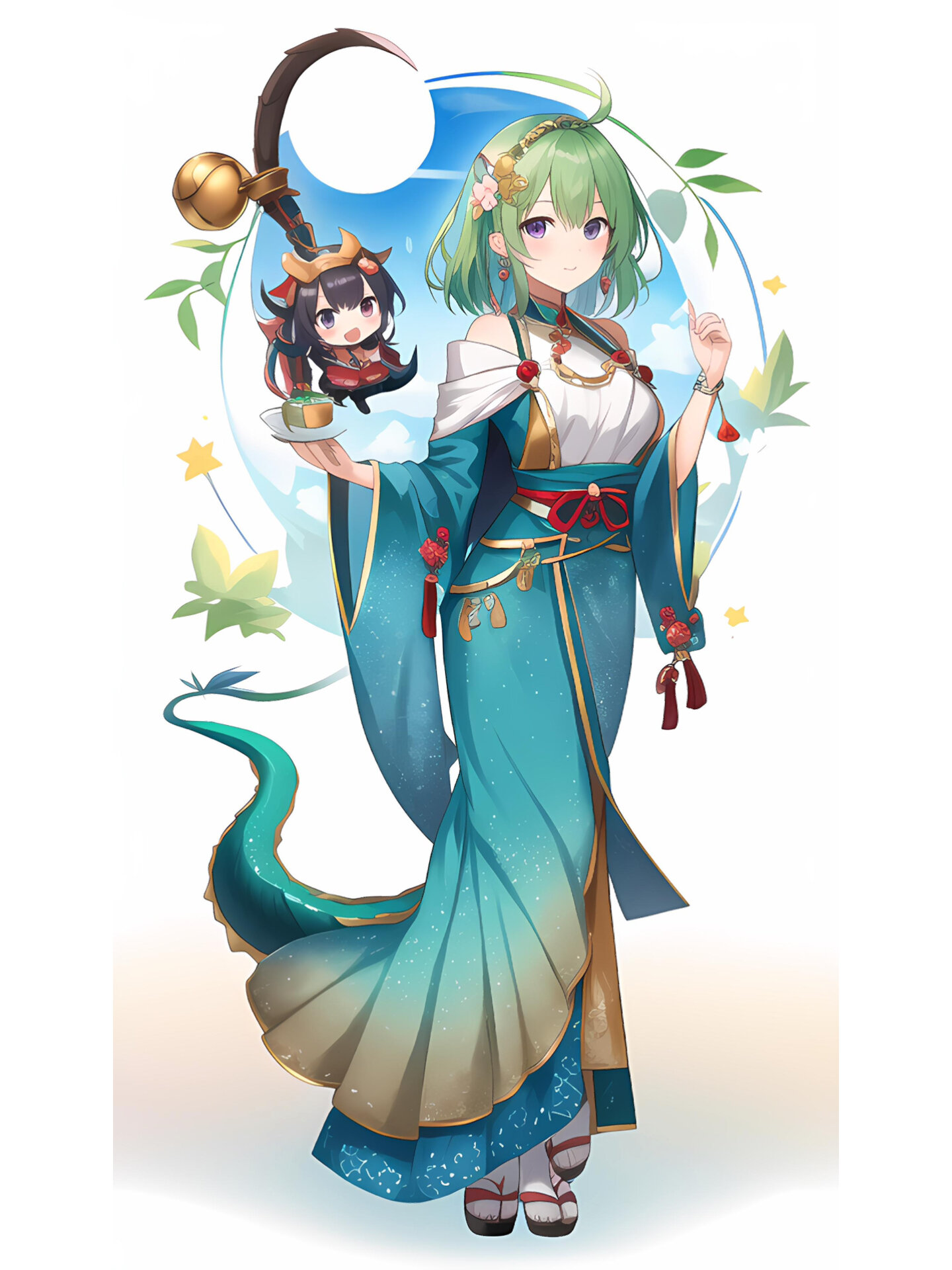 二次元少女版|龙拟人   夏日滤镜