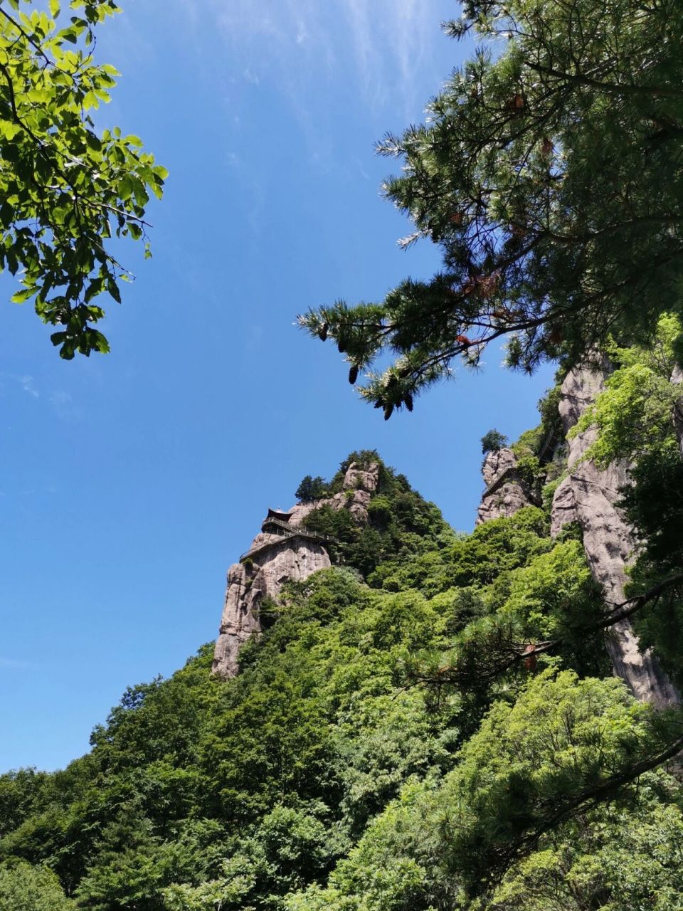 大美宝鸡-鸡峰山 从新冠疫情严重至今,鸡峰山景区关园已经很久了,今年