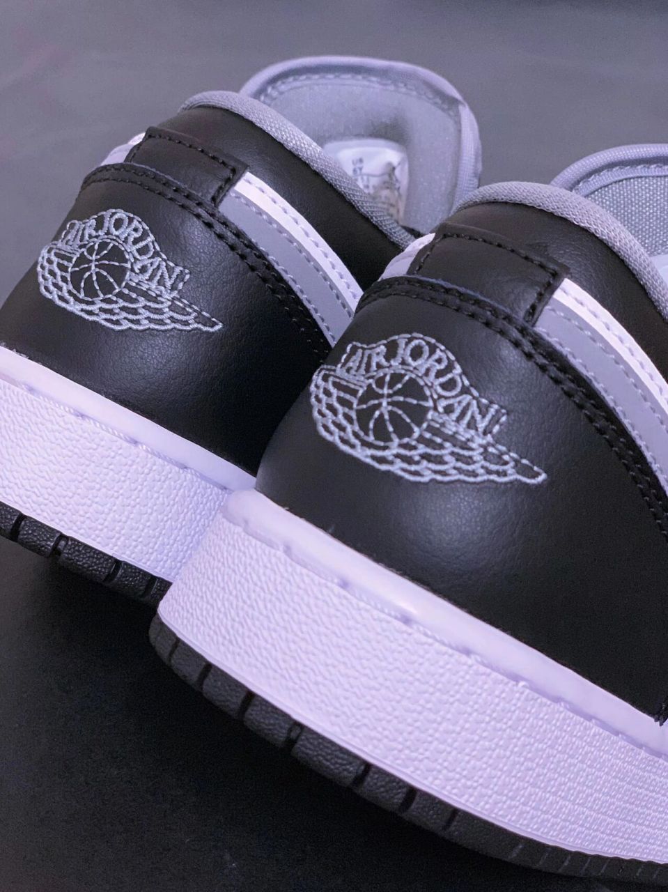 【夏日必入】aj1 影子灰 低帮 黑白灰经典配色 air jordan 1 low 黑白
