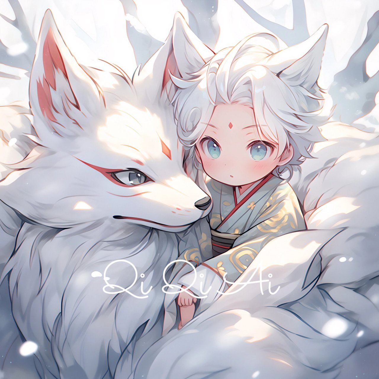 ▏古风男生头像 你陪我长大 我陪你到老 狐狸之间的感情真挚不移