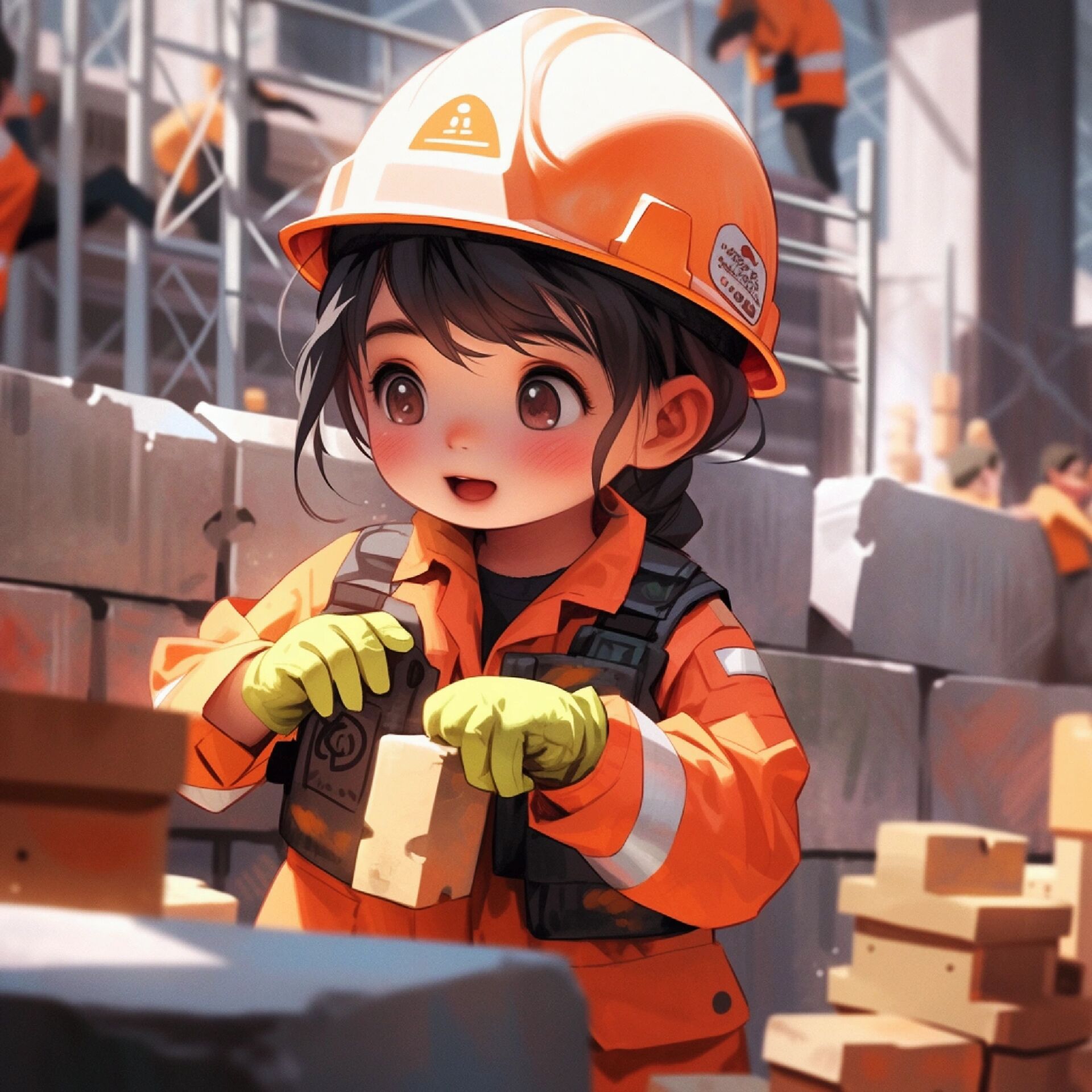 小小女工程师‖工作头像