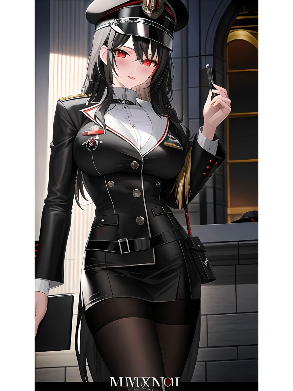 二次元美少女壁纸合集,霸气版女警