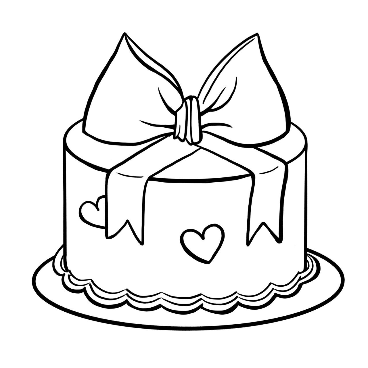 简笔画|生日蛋糕 🍰生日快乐 涂色游戏