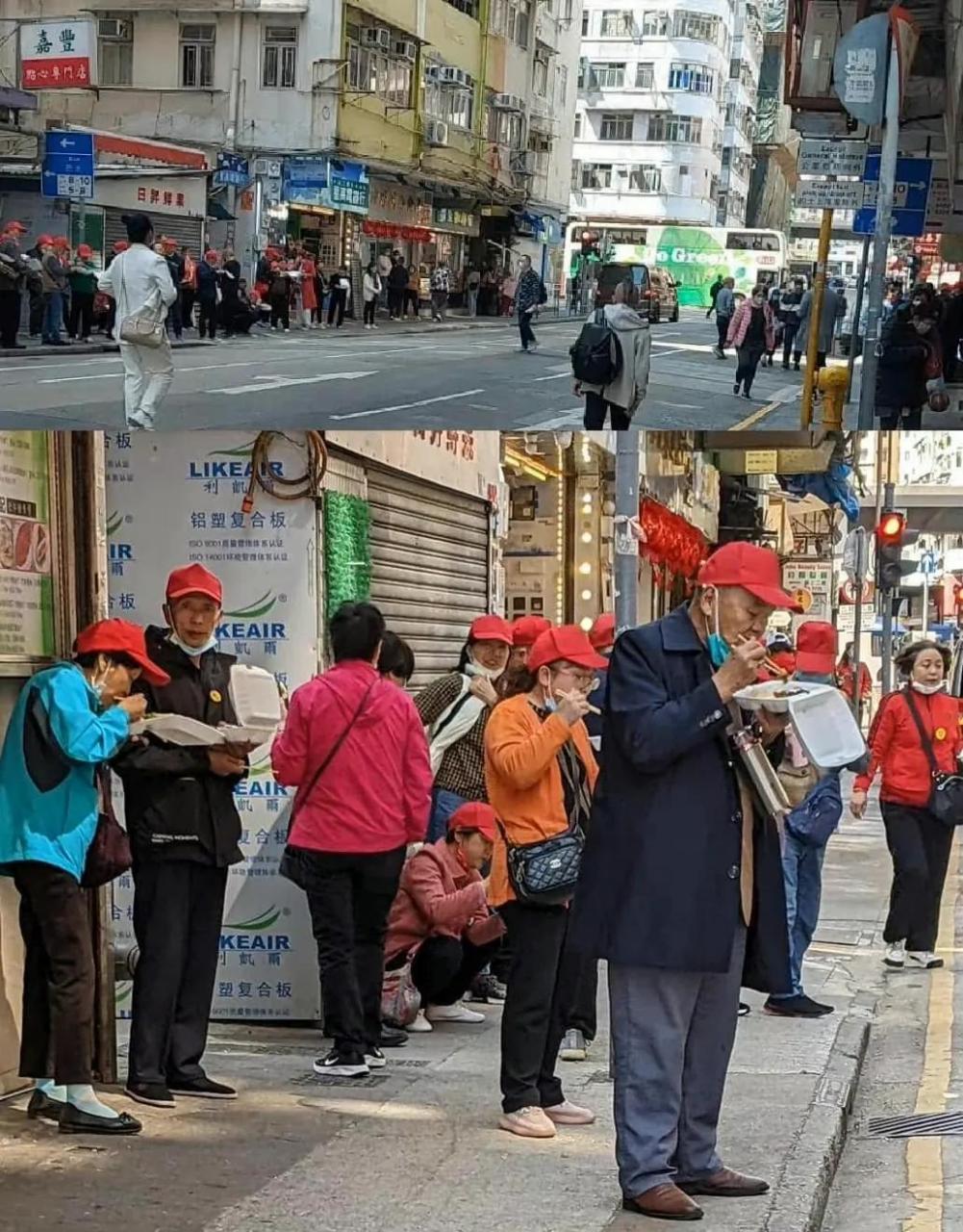 香港朋友发给我的一张照片,令我五味杂成.  2月28日,土瓜湾.