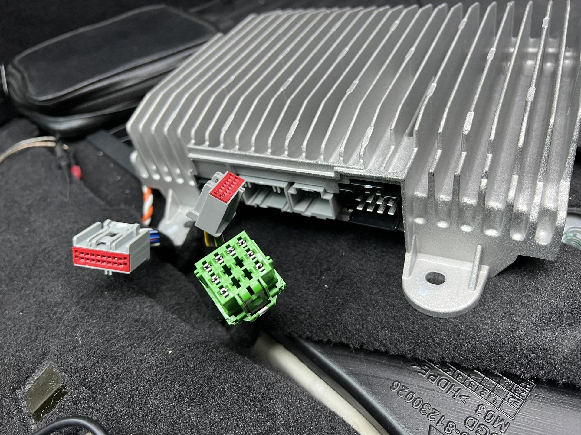 分享一组理想l7功放喇叭分配定义