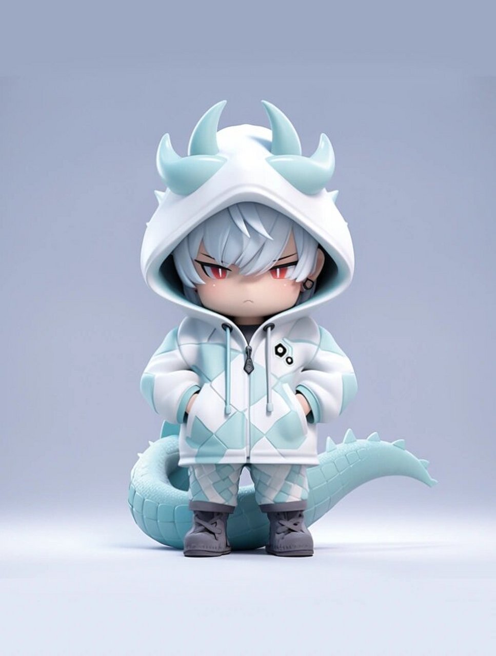 6款q版恐龙03酷酷傲娇男孩