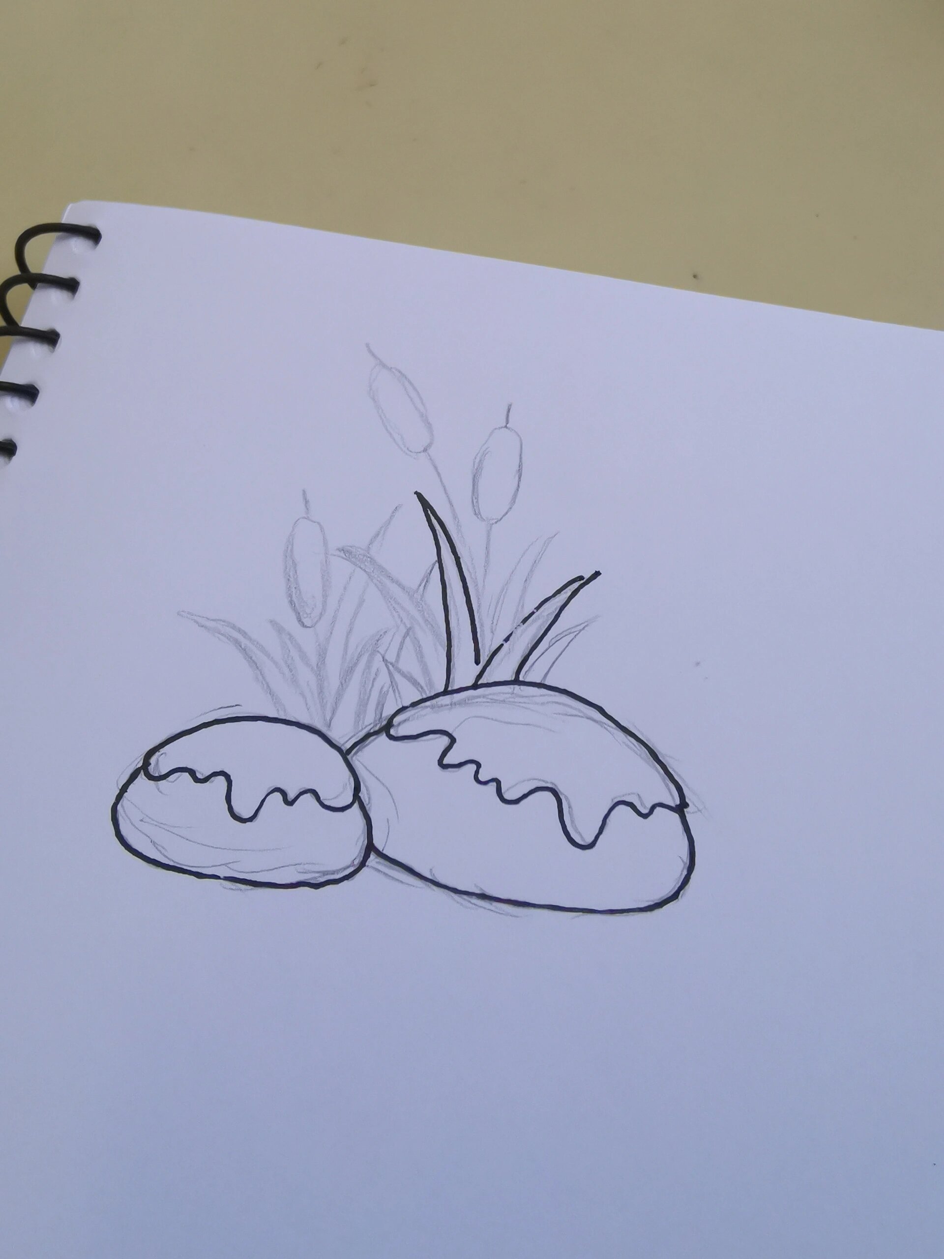 70|简笔画|芦苇丛 准备画一些花丛草丛什么的 #零基础学画画# #简笔画